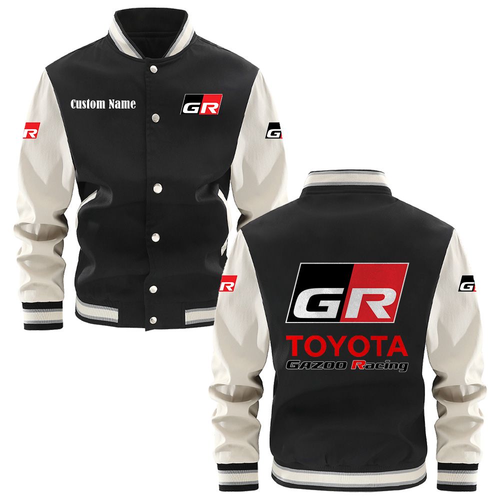 Toyota gazoo racing Varsity Jacket, Baseball jacket, Letterman Jacket Customize Name, Multicolor - Famjoys Toyota gazoo racing Varsity Jacket, Baseball jacket, Letterman Jacket Customize Name, Multicolor - Famjoys