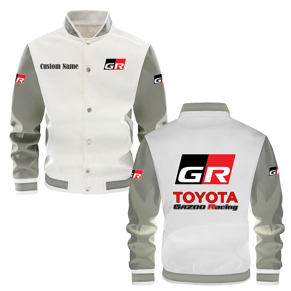 Toyota gazoo racing Varsity Jacket, Baseball jacket, Letterman Jacket Customize Name, Multicolor - Famjoys Toyota gazoo racing Varsity Jacket, Baseball jacket, Letterman Jacket Customize Name, Multicolor - Famjoys