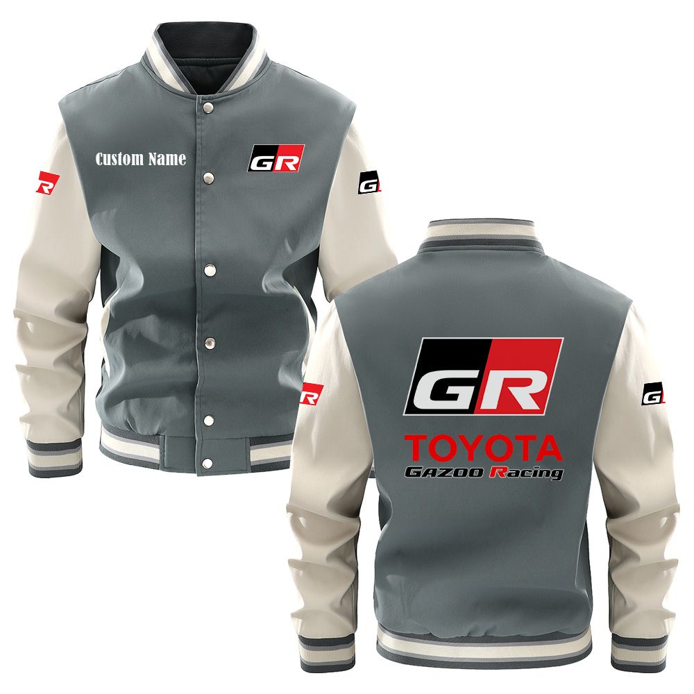 Toyota gazoo racing Varsity Jacket, Baseball jacket, Letterman Jacket Customize Name, Multicolor - Famjoys Toyota gazoo racing Varsity Jacket, Baseball jacket, Letterman Jacket Customize Name, Multicolor - Famjoys