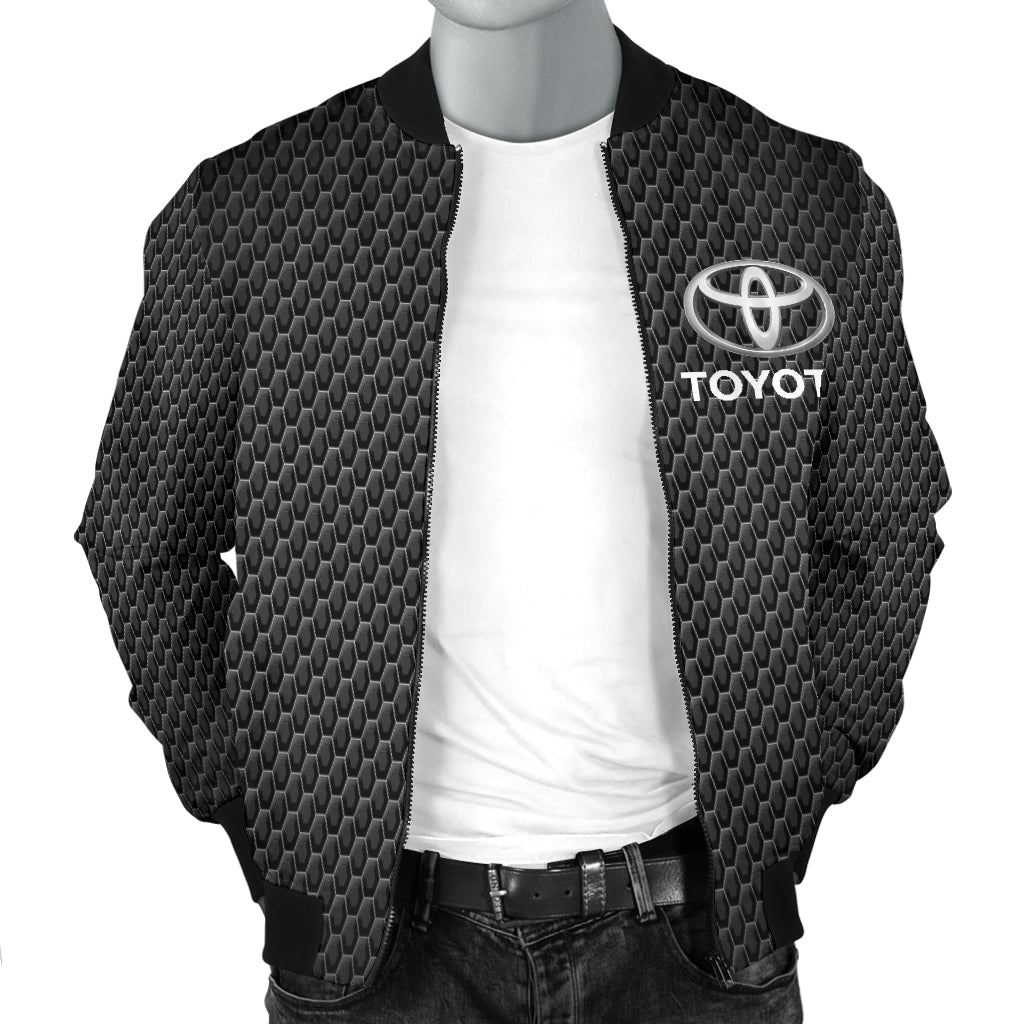 Toyota Men's Bomber Jacket MT - Famjoys Toyota Men's Bomber Jacket MT - Famjoys