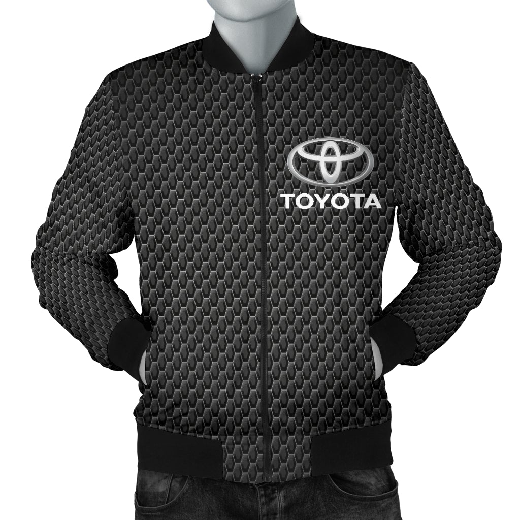 Toyota Men's Bomber Jacket MT - Famjoys Toyota Men's Bomber Jacket MT - Famjoys