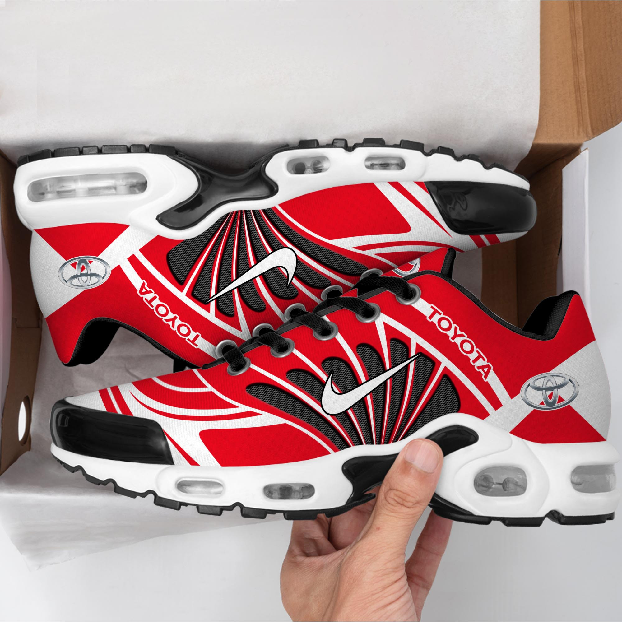 Toyota Personalized Name Air Cushion Sports Shoes 1178 - Famjoys Toyota Personalized Name Air Cushion Sports Shoes 1178 - Famjoys