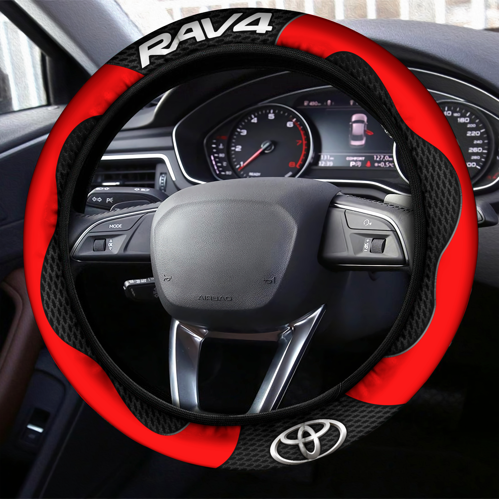 Toyota Rav4 Steering Wheel Cover L2 - Famjoys Toyota Rav4 Steering Wheel Cover L2 - Famjoys