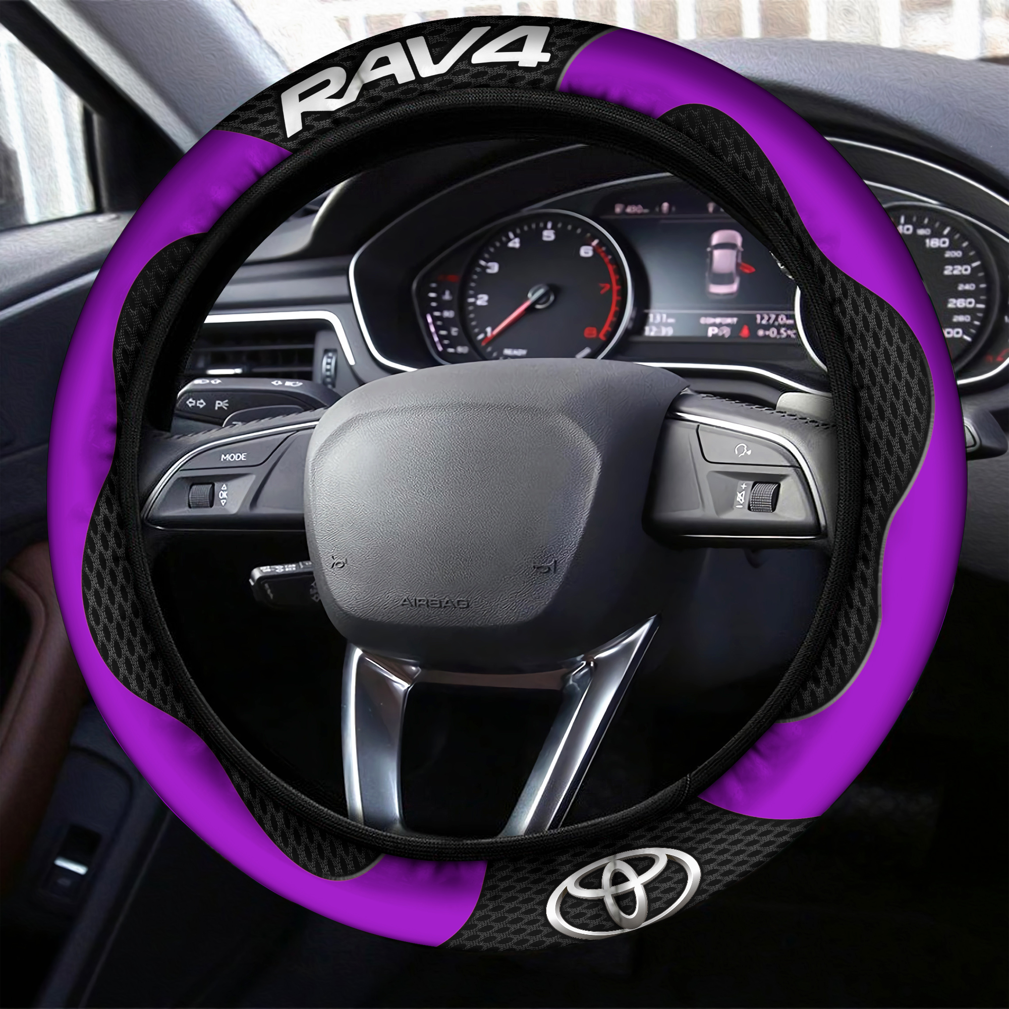 Toyota Rav4 Steering Wheel Cover L4 - Famjoys Toyota Rav4 Steering Wheel Cover L4 - Famjoys