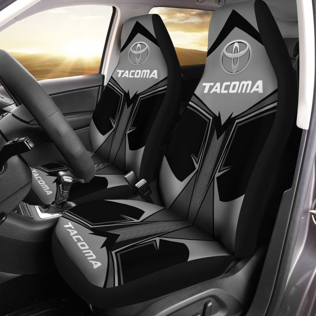 Toyota TACOMA  Car Seat Cover (Set of 2) Ver7 (Grey)