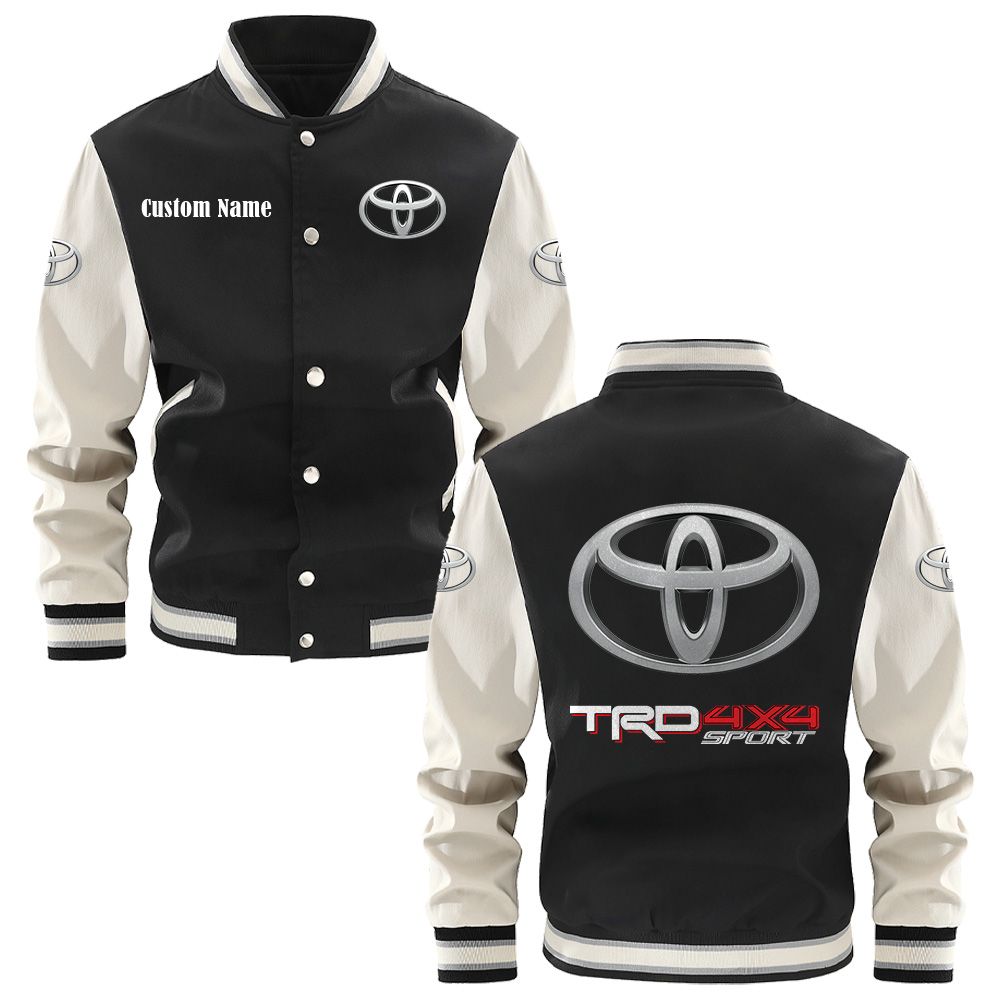 Toyota trd Varsity Jacket, Baseball jacket, Letterman Jacket Customize Name, Multicolor - Famjoys Toyota trd Varsity Jacket, Baseball jacket, Letterman Jacket Customize Name, Multicolor - Famjoys
