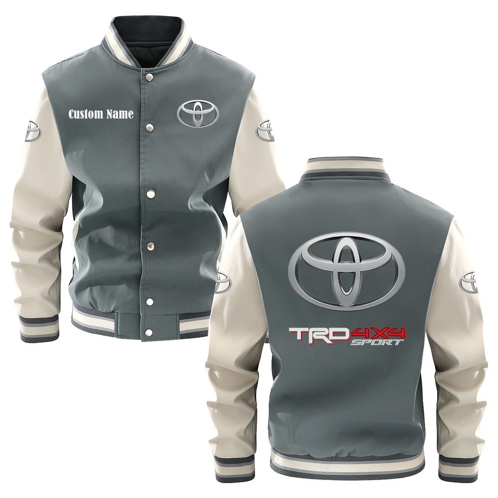 Toyota trd Varsity Jacket, Baseball jacket, Letterman Jacket Customize Name, Multicolor - Famjoys Toyota trd Varsity Jacket, Baseball jacket, Letterman Jacket Customize Name, Multicolor - Famjoys
