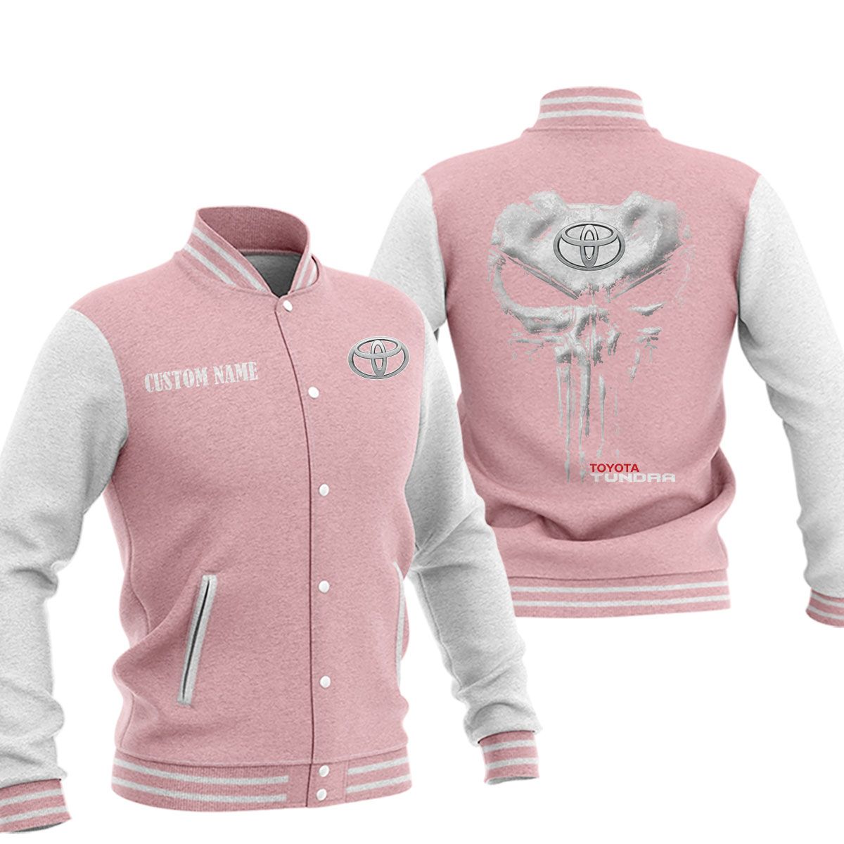 Toyota Tundra Baseball Jacket, Multicolor - Famjoys Toyota Tundra Baseball Jacket, Multicolor - Famjoys