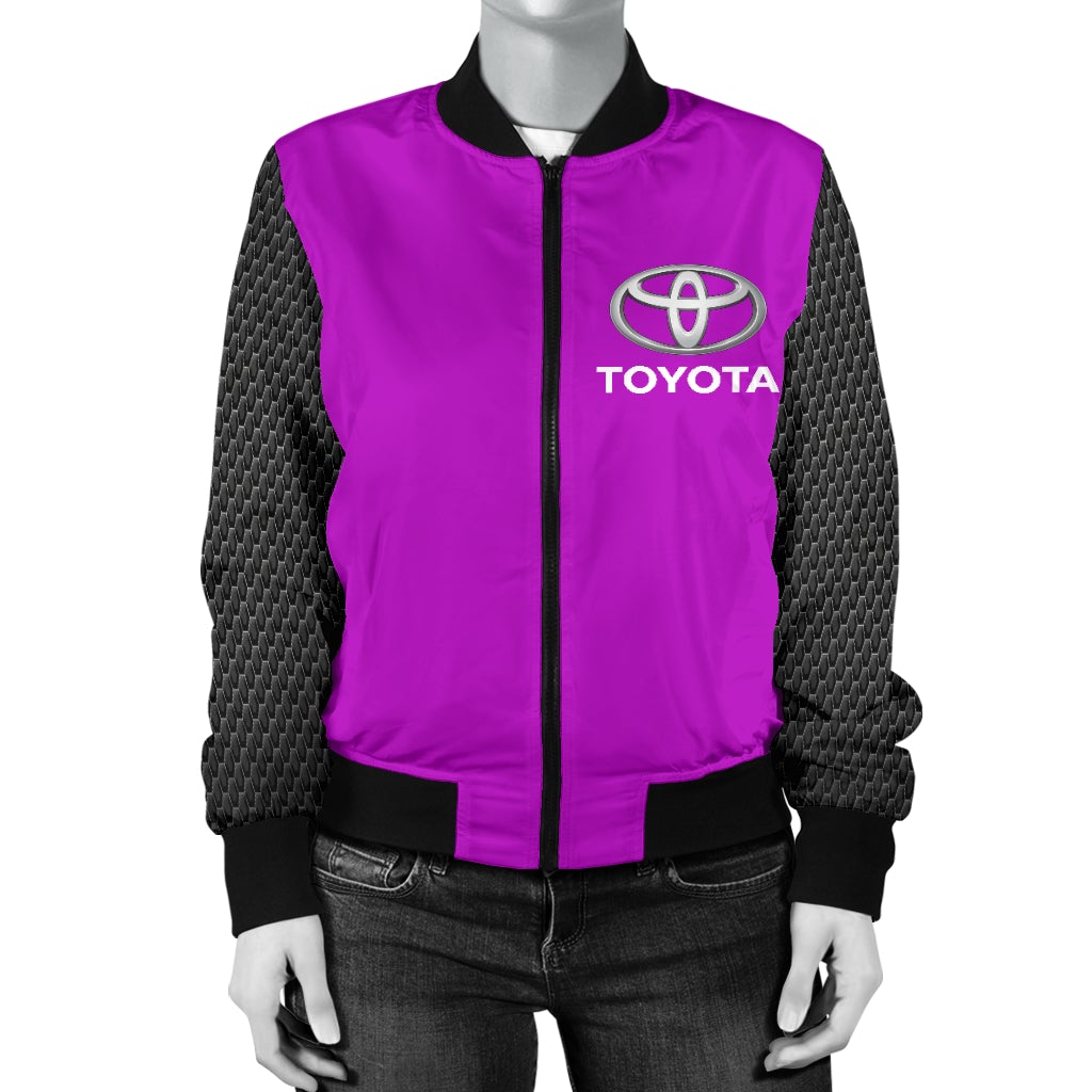 Toyota Women's Bomber Jacket Pink