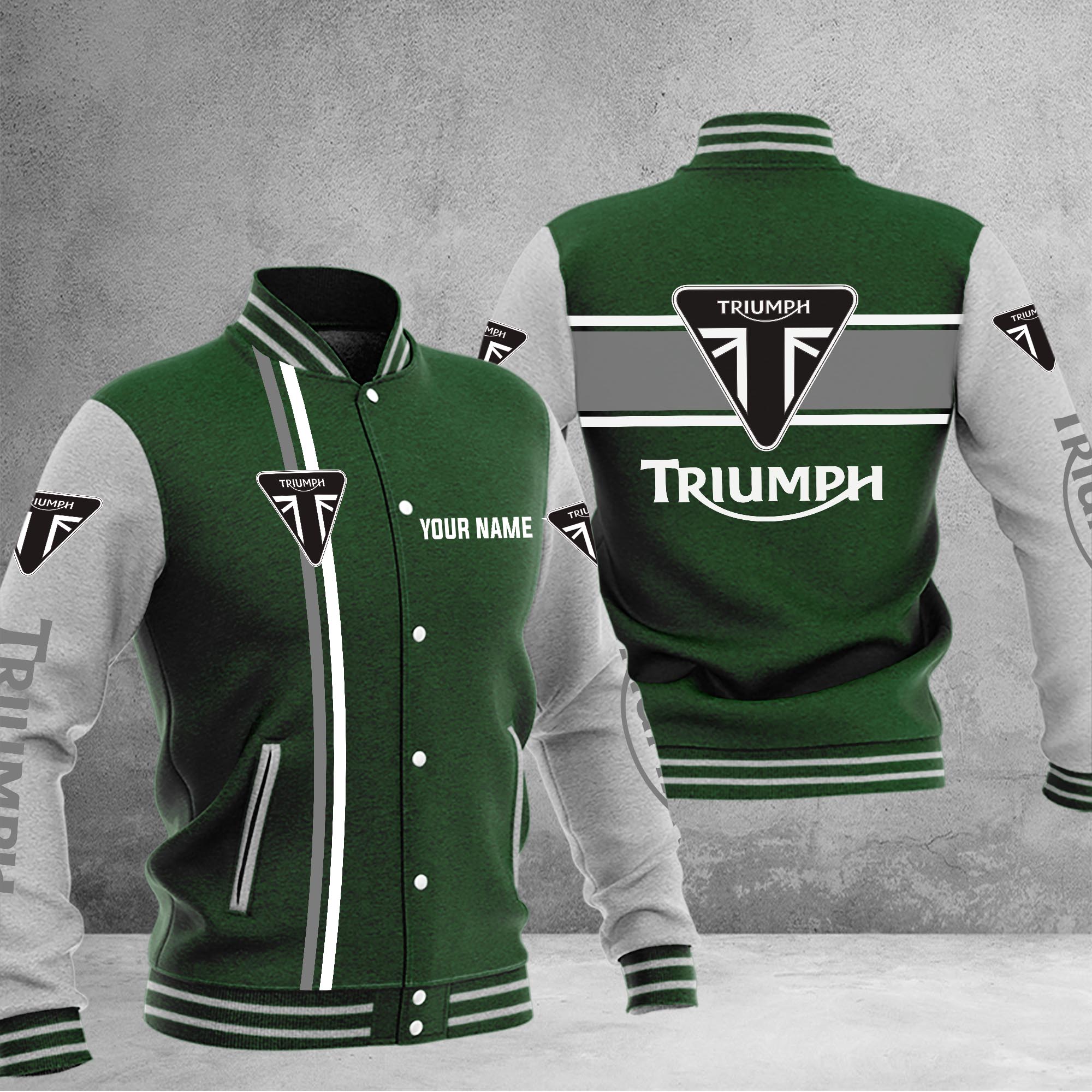 Triumph Baseball Jacket - Famjoys Triumph Baseball Jacket - Famjoys