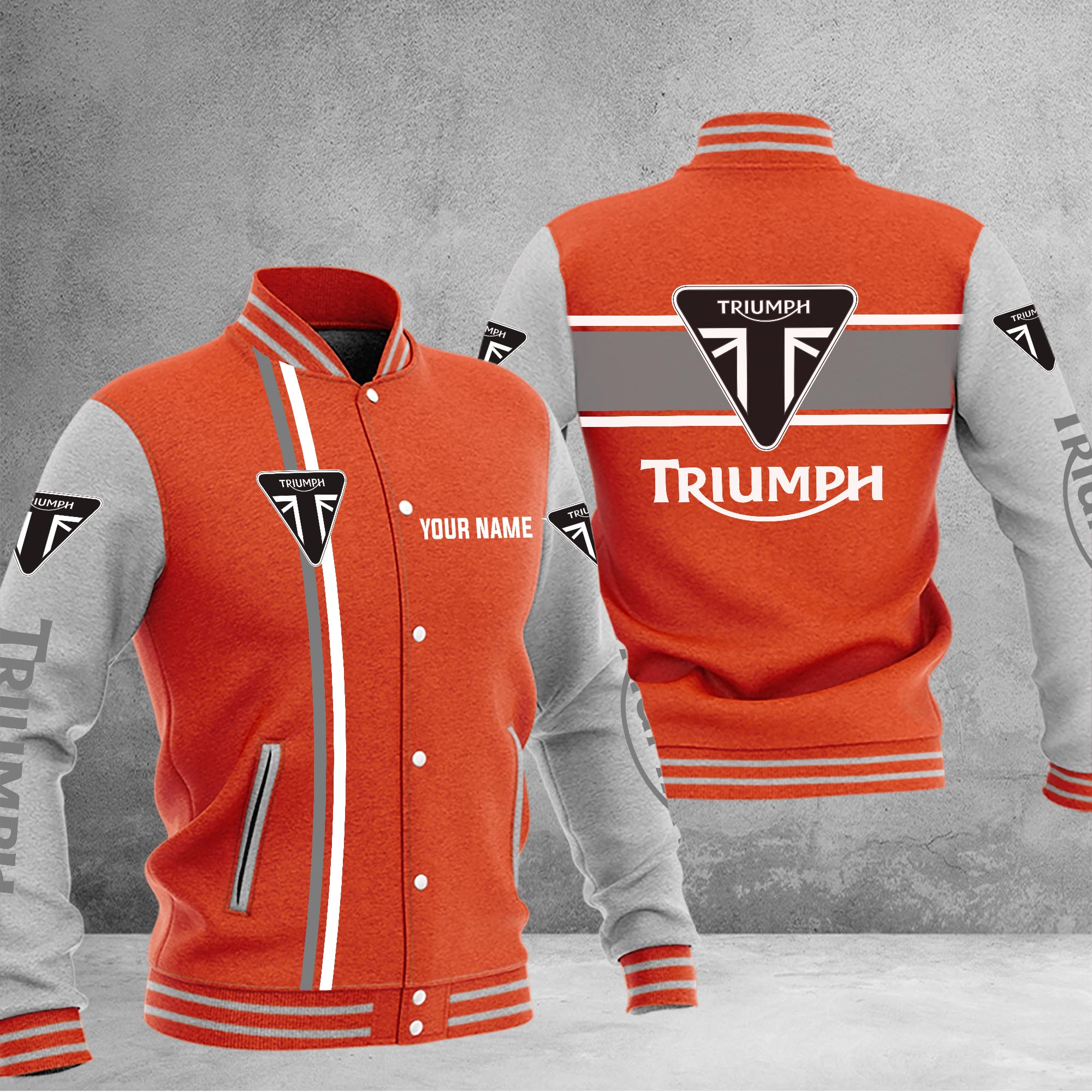 Triumph Baseball Jacket - Famjoys Triumph Baseball Jacket - Famjoys