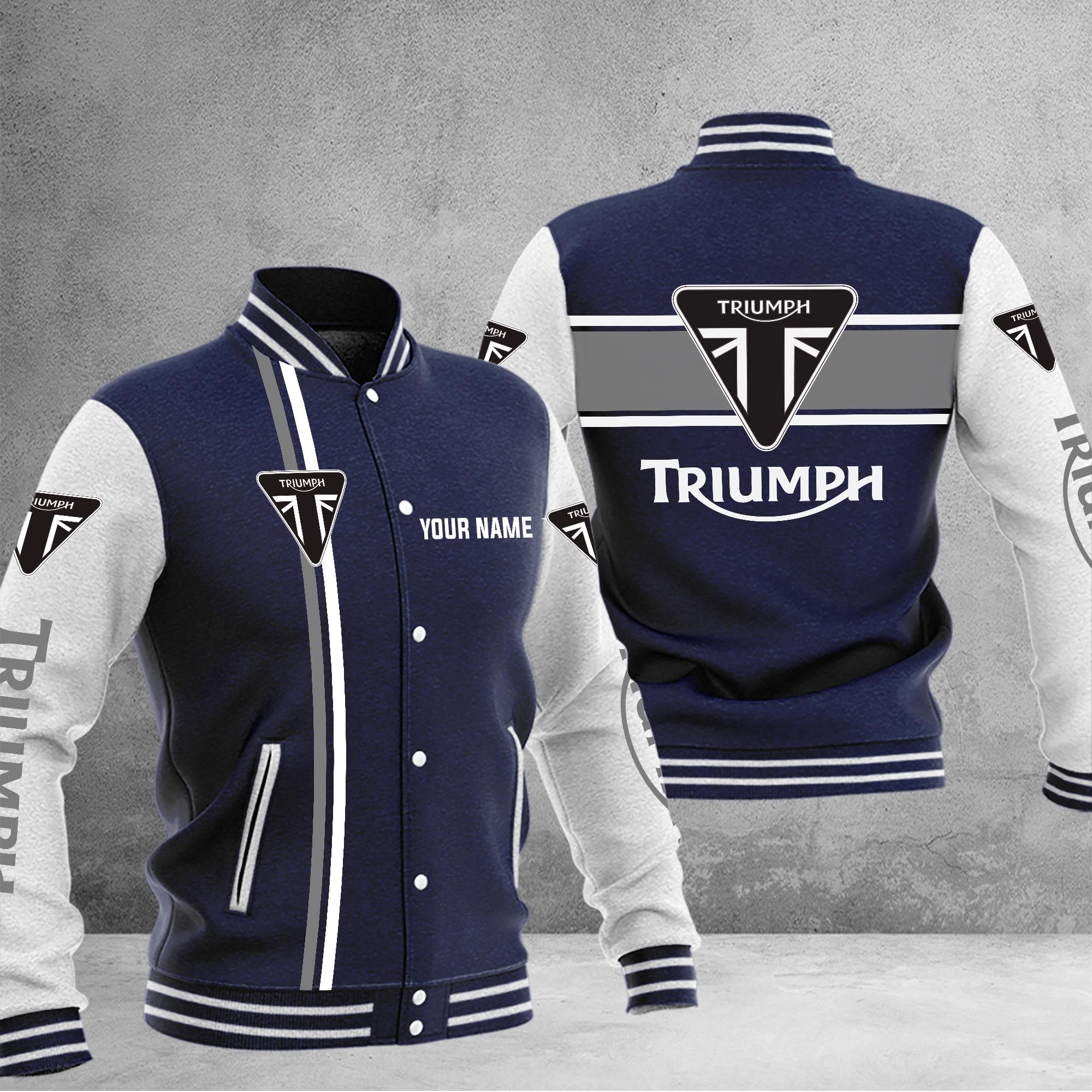 Triumph Baseball Jacket - Famjoys Triumph Baseball Jacket - Famjoys