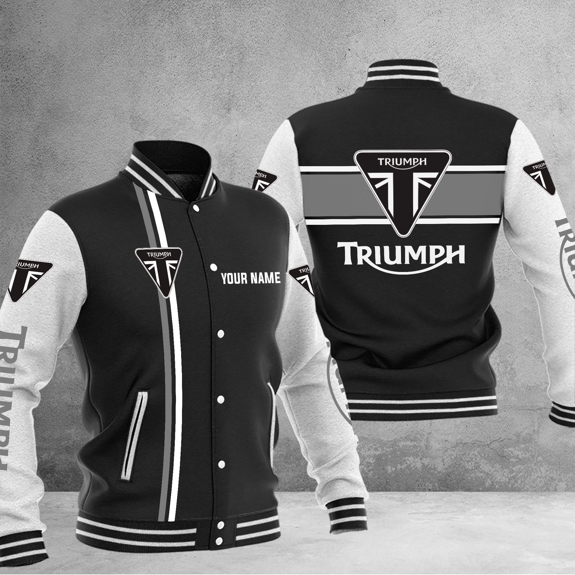 Triumph Baseball Jacket - Famjoys Triumph Baseball Jacket - Famjoys