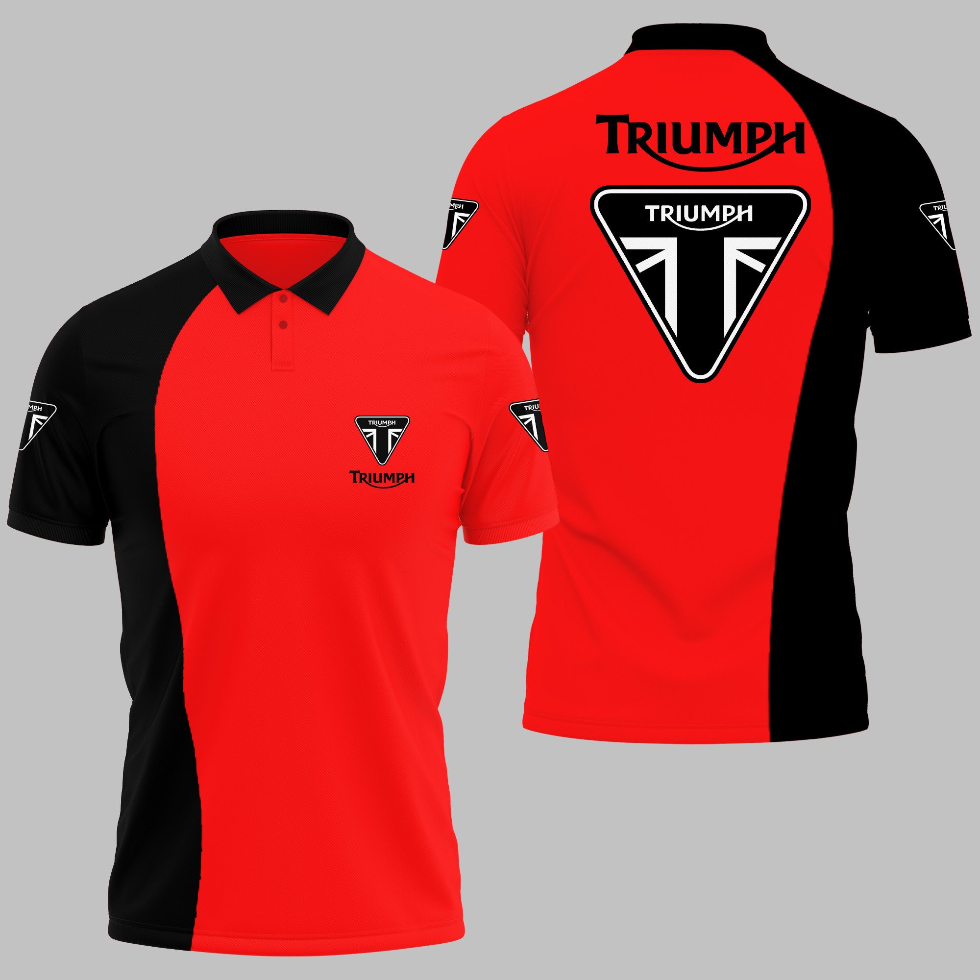 Triumph Polo Shirt Ver 2 - Famjoys Triumph Polo Shirt Ver 2 - Famjoys