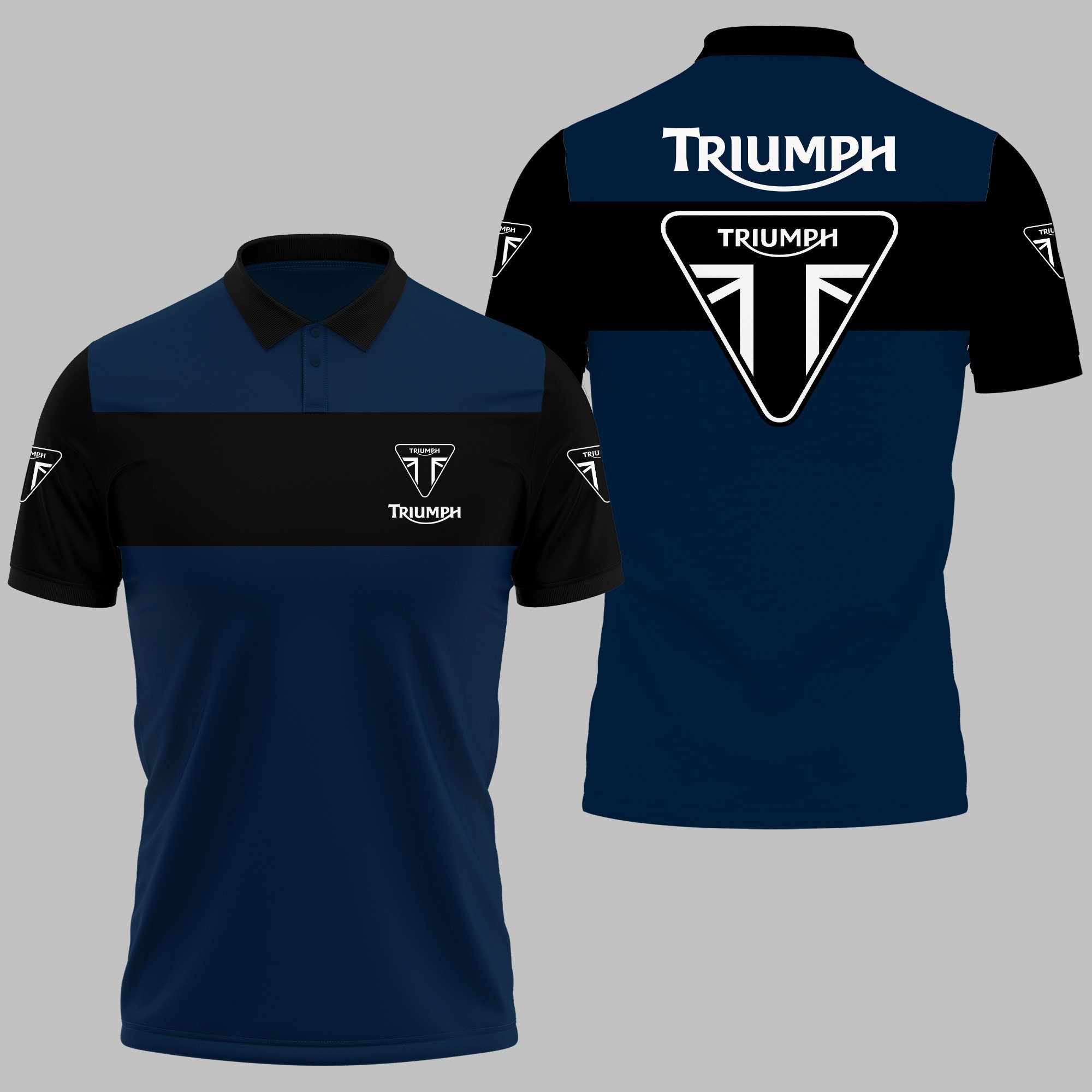 Triumph Polo Shirt Ver 5 - Famjoys Triumph Polo Shirt Ver 5 - Famjoys