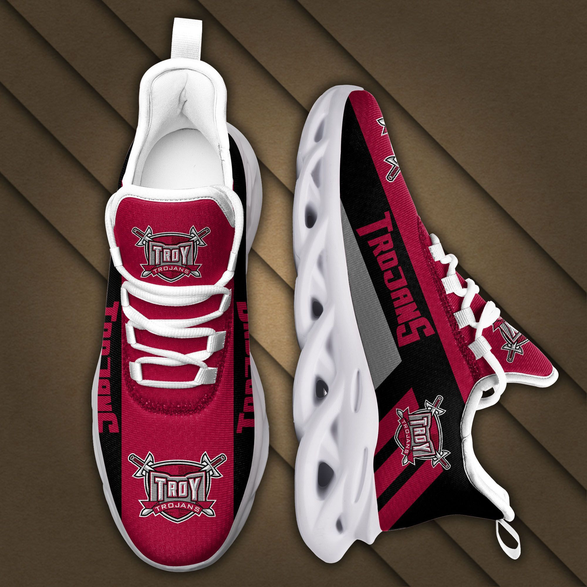 Troy Trojans Max Soul Sneakers Shoes - Famjoys Troy Trojans Max Soul Sneakers Shoes - Famjoys
