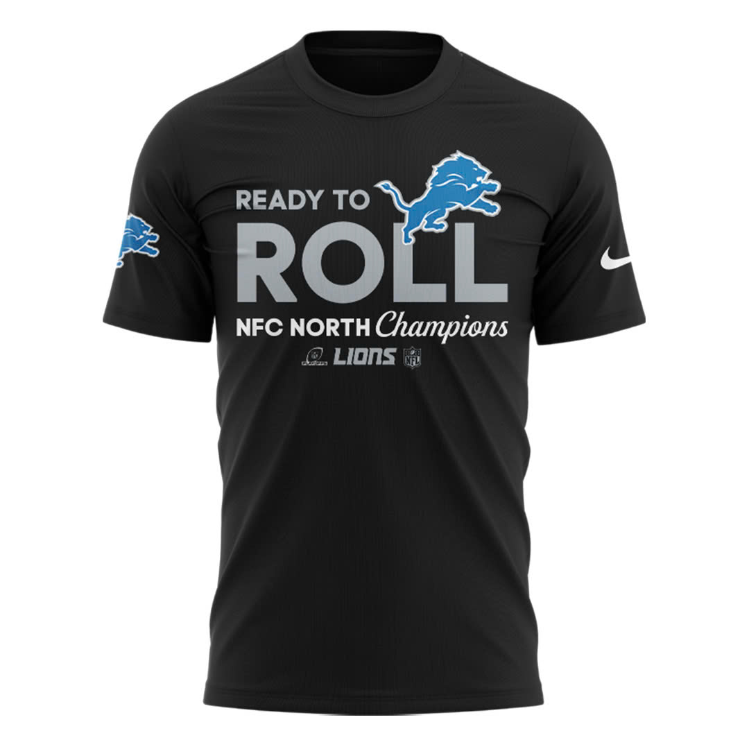 Tshirt Detroit Lions NFC North Champions 2025 - Famjoys Tshirt Detroit Lions NFC North Champions 2025 - Famjoys