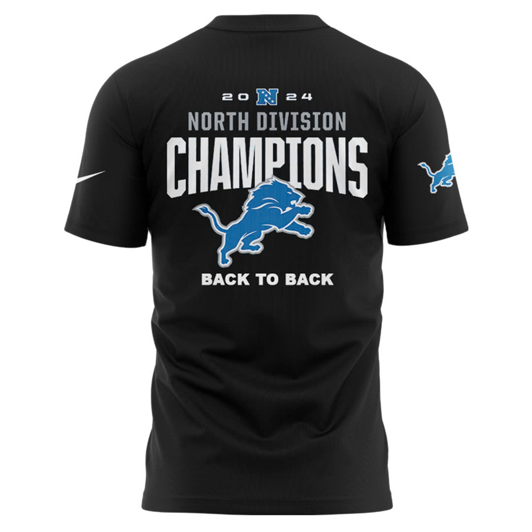 Tshirt Detroit Lions NFC North Champions 2025 - Famjoys Tshirt Detroit Lions NFC North Champions 2025 - Famjoys