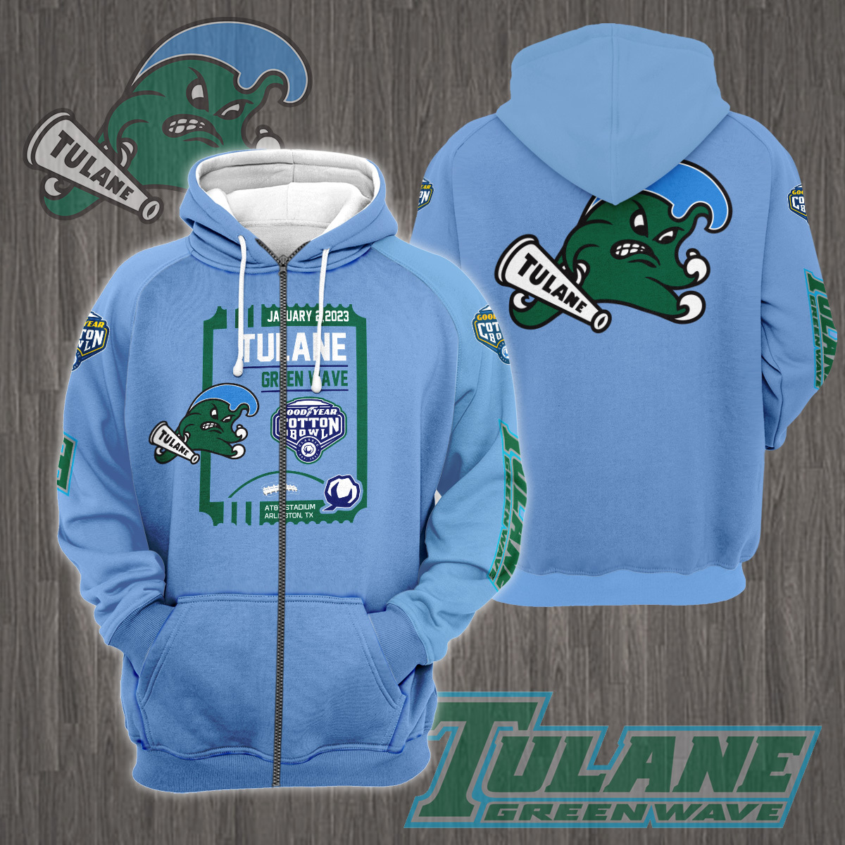 Tulane Green Wave 2023 Cotton Bowl Champions Shirt - Famjoys Tulane Green Wave 2023 Cotton Bowl Champions Shirt - Famjoys