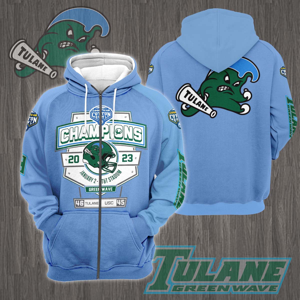 Tulane Green Wave 2023 Cotton Bowl Champions Shirt - Famjoys Tulane Green Wave 2023 Cotton Bowl Champions Shirt - Famjoys