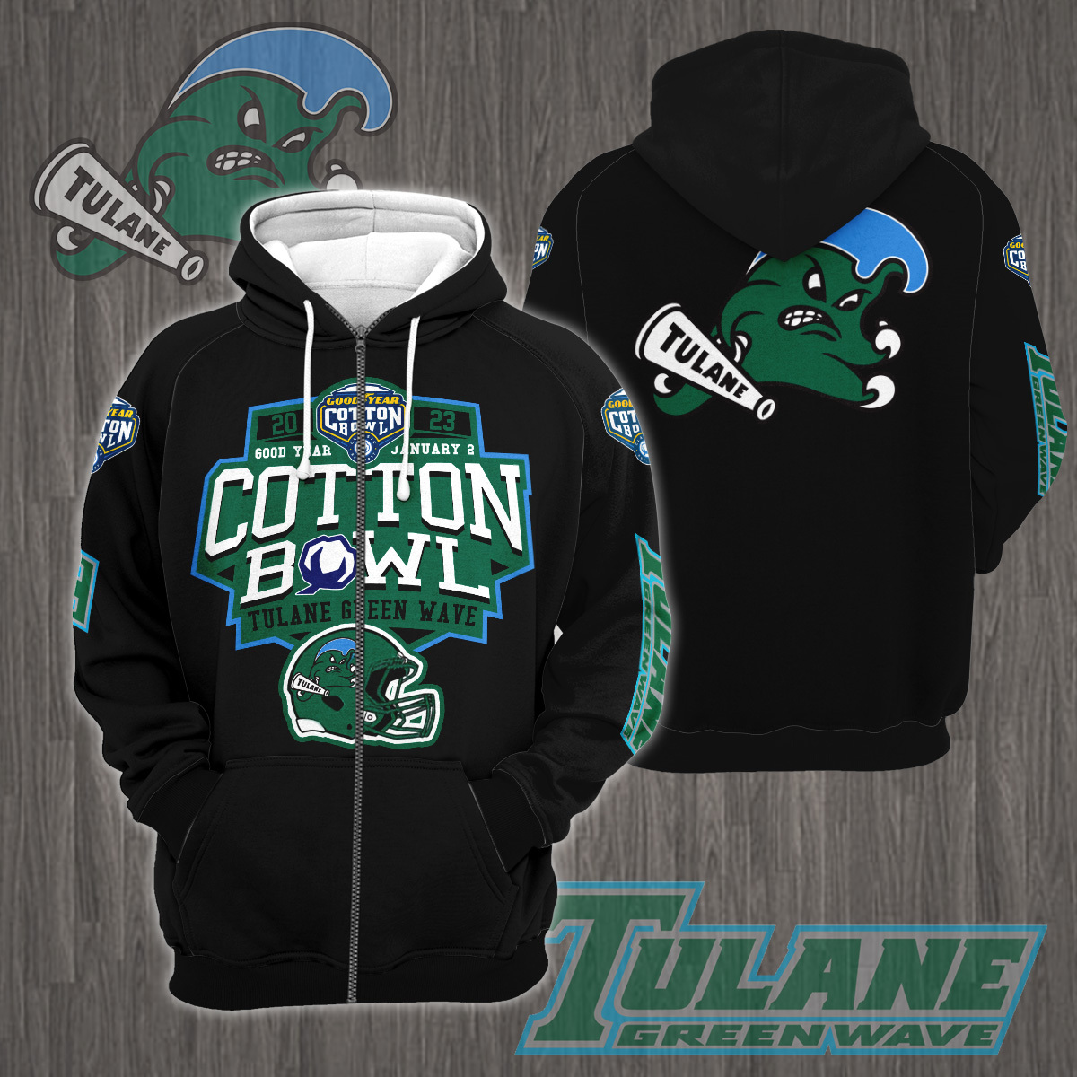 Tulane Green Wave 2023 Cotton Bowl Champions Shirt - Famjoys Tulane Green Wave 2023 Cotton Bowl Champions Shirt - Famjoys