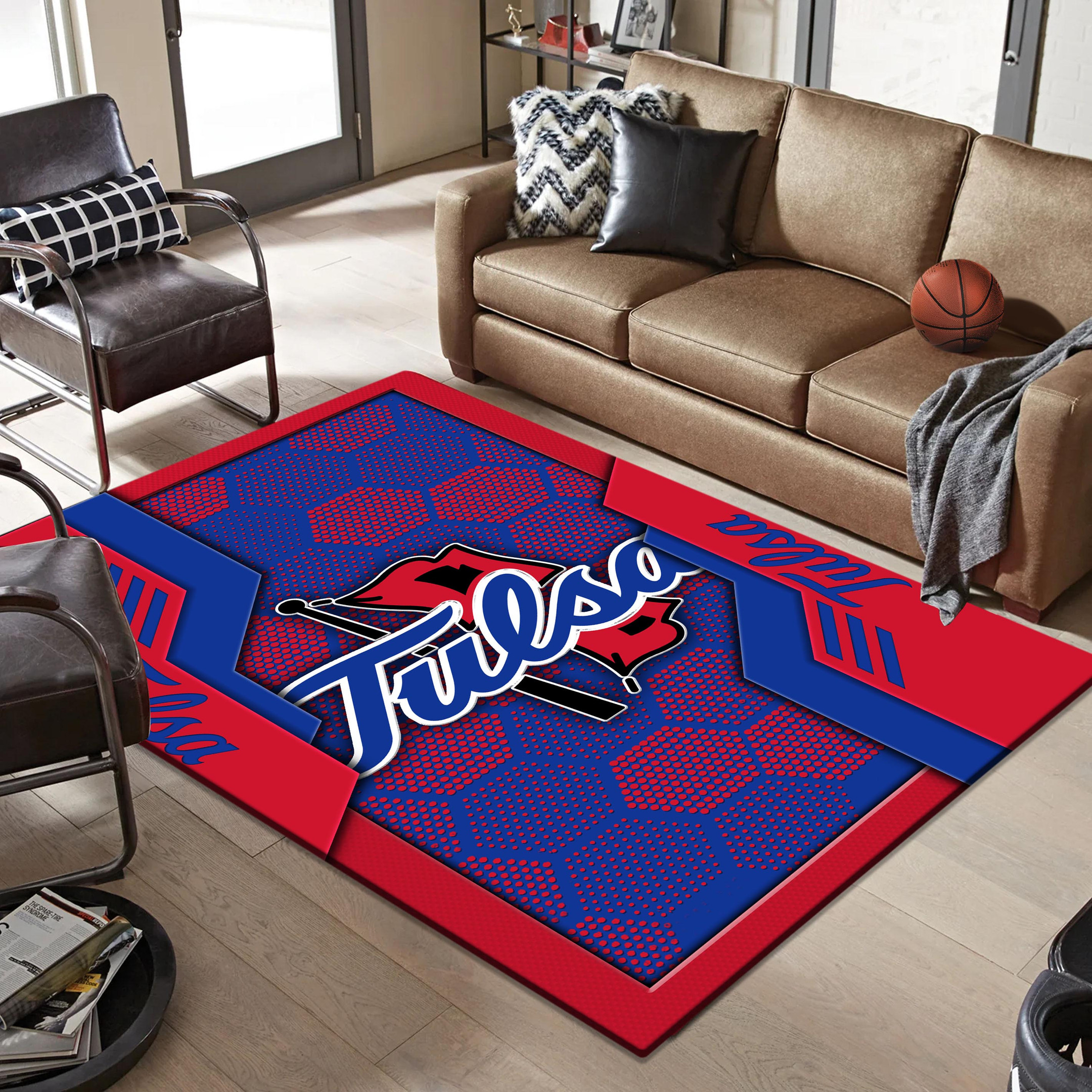 Tulsa Golden Hurricane Area Rugs 3719 - Famjoys Tulsa Golden Hurricane Area Rugs 3719 - Famjoys