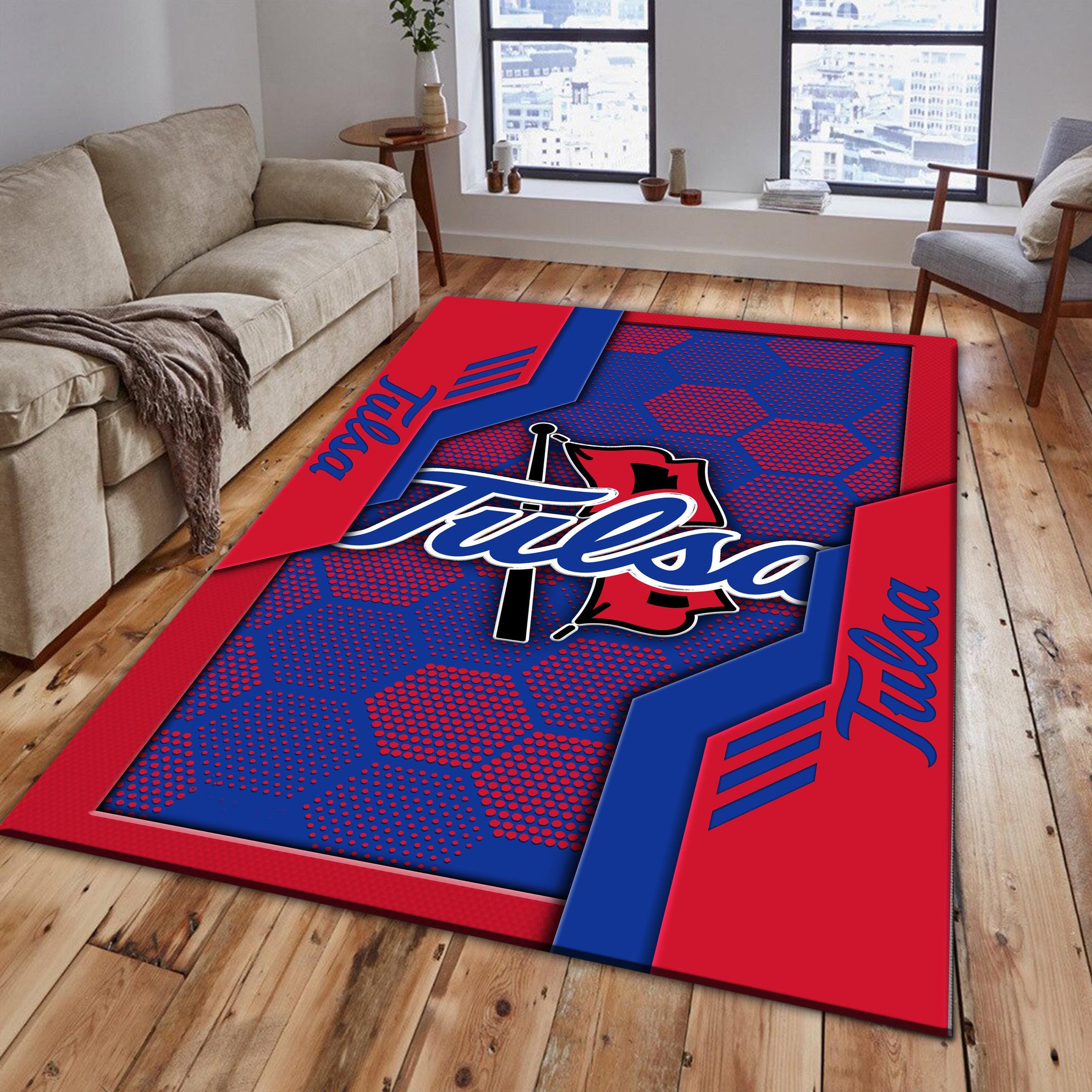 Tulsa Golden Hurricane Area Rugs 3719 - Famjoys Tulsa Golden Hurricane Area Rugs 3719 - Famjoys