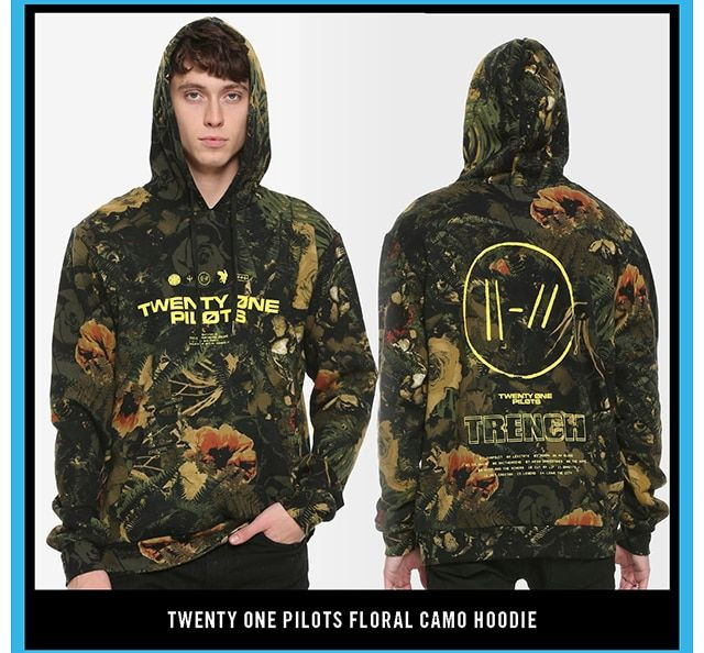 Twenty One Pilots Camo Hoodie - Famjoys Twenty One Pilots Camo Hoodie - Famjoys