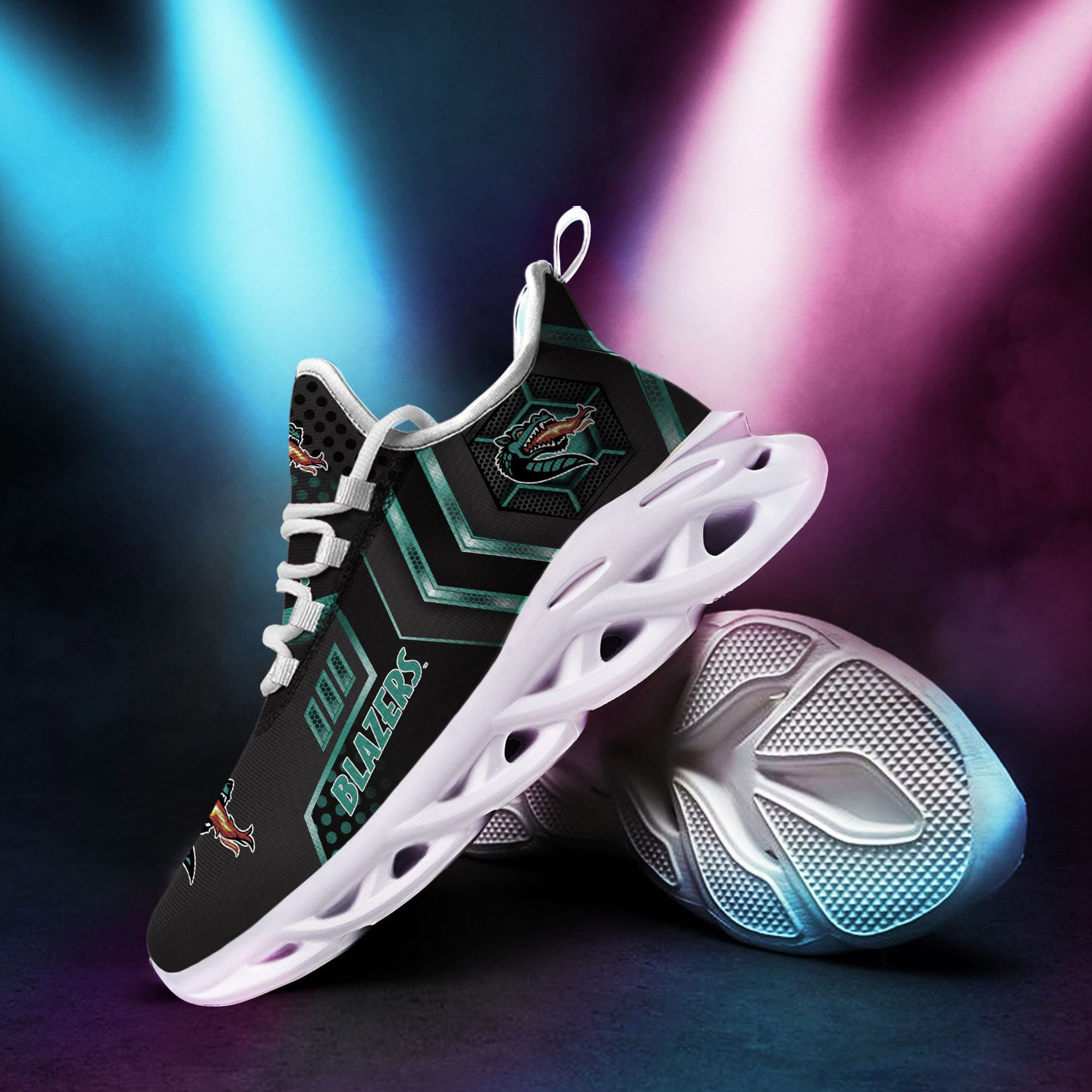 UAB Blazers Max Soul Sneakers Shoes - Famjoys UAB Blazers Max Soul Sneakers Shoes - Famjoys