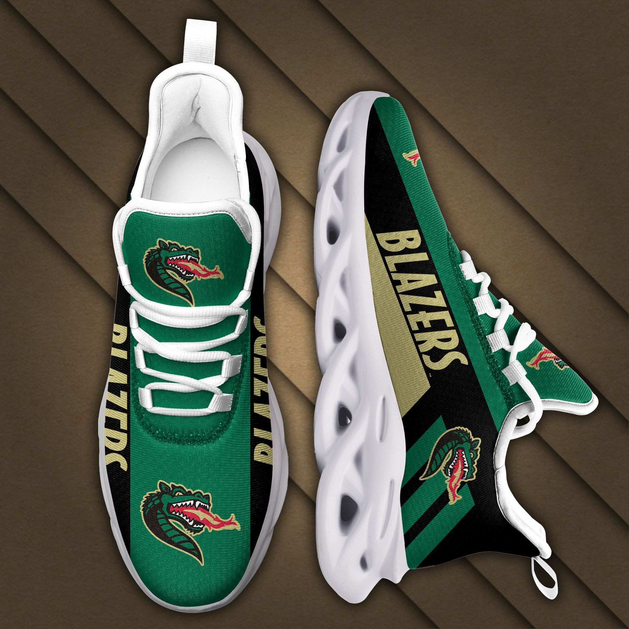 UAB Blazers Max Soul Sneakers Shoes - Famjoys UAB Blazers Max Soul Sneakers Shoes - Famjoys