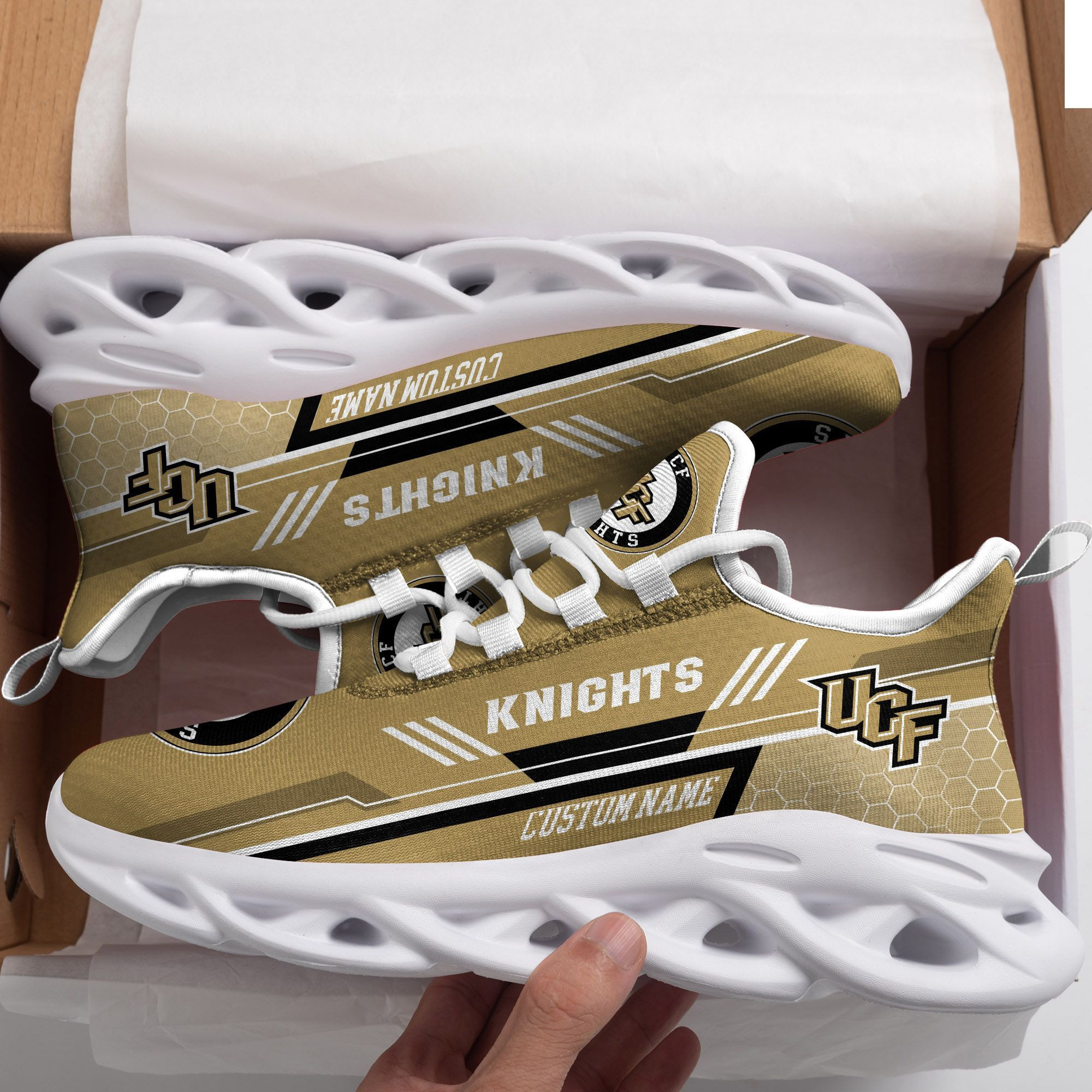 UCF Knights Custom Personalized Max Soul Sneakers Shoes