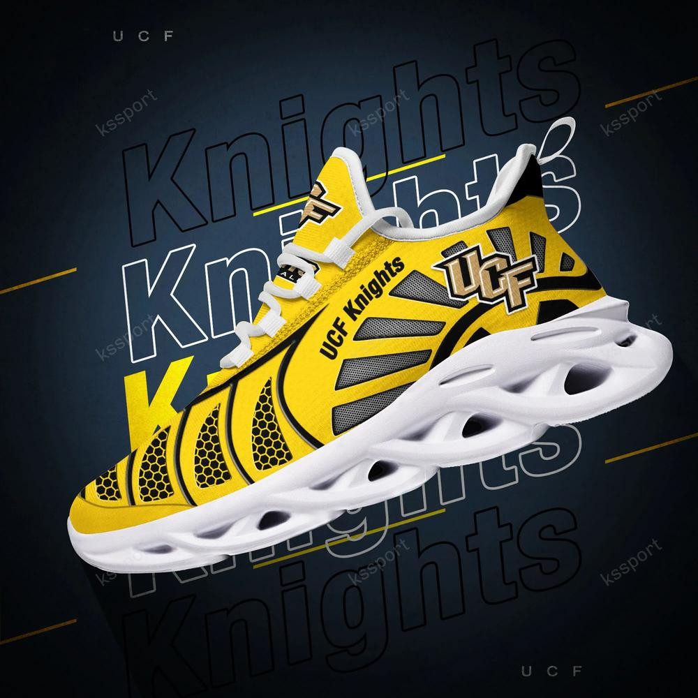 Ucf Knights Max Soul Clunky, Black And White Running Shoes - Famjoys Ucf Knights Max Soul Clunky, Black And White Running Shoes - Famjoys