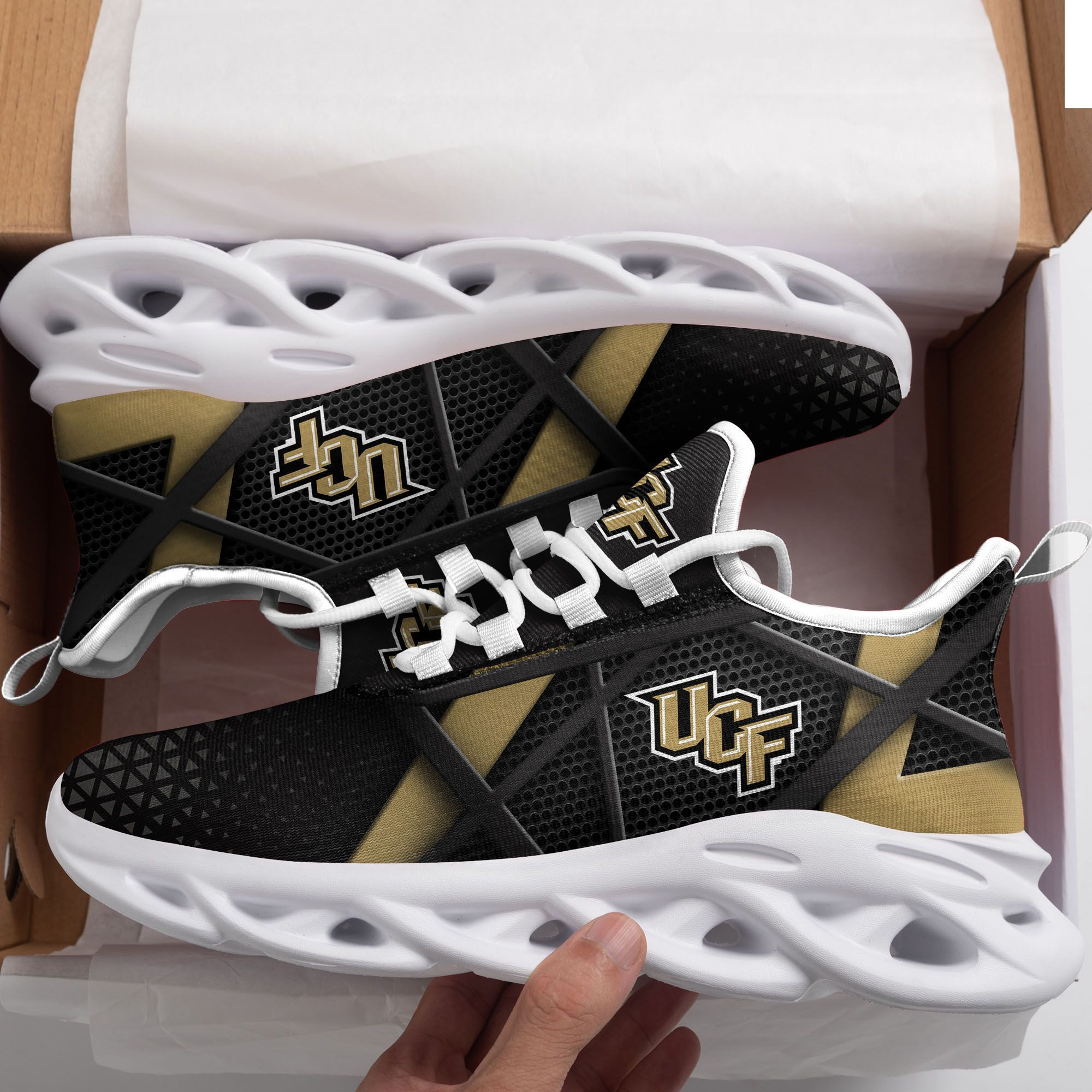 UCF Knights Max Soul Sneakers Shoes - Famjoys UCF Knights Max Soul Sneakers Shoes - Famjoys
