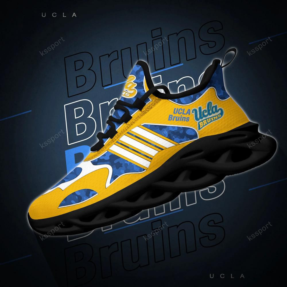 UCLA Bruins Max Soul Clunky, Camo Running Sneakers For Fan Ever - Famjoys UCLA Bruins Max Soul Clunky, Camo Running Sneakers For Fan Ever - Famjoys