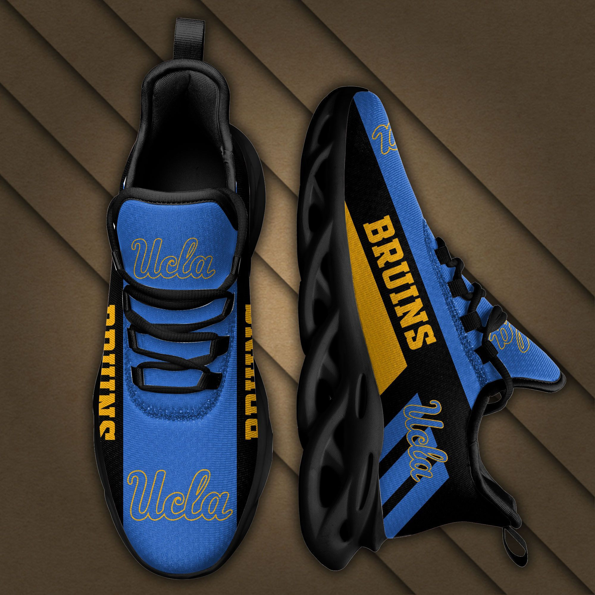 UCLA Bruins Max Soul Sneakers Shoes - Famjoys UCLA Bruins Max Soul Sneakers Shoes - Famjoys