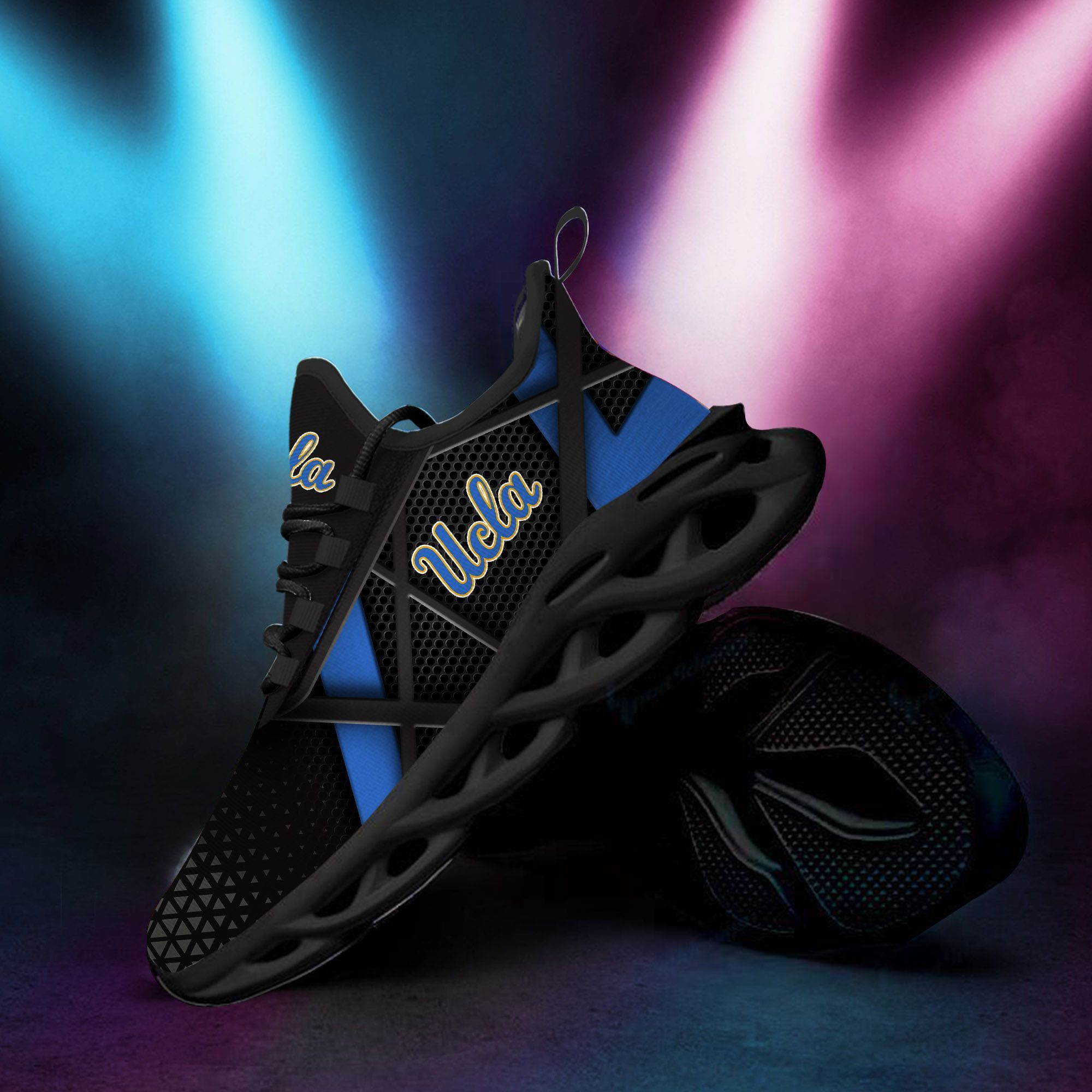 UCLA Bruins Max Soul Sneakers Shoes - Famjoys UCLA Bruins Max Soul Sneakers Shoes - Famjoys