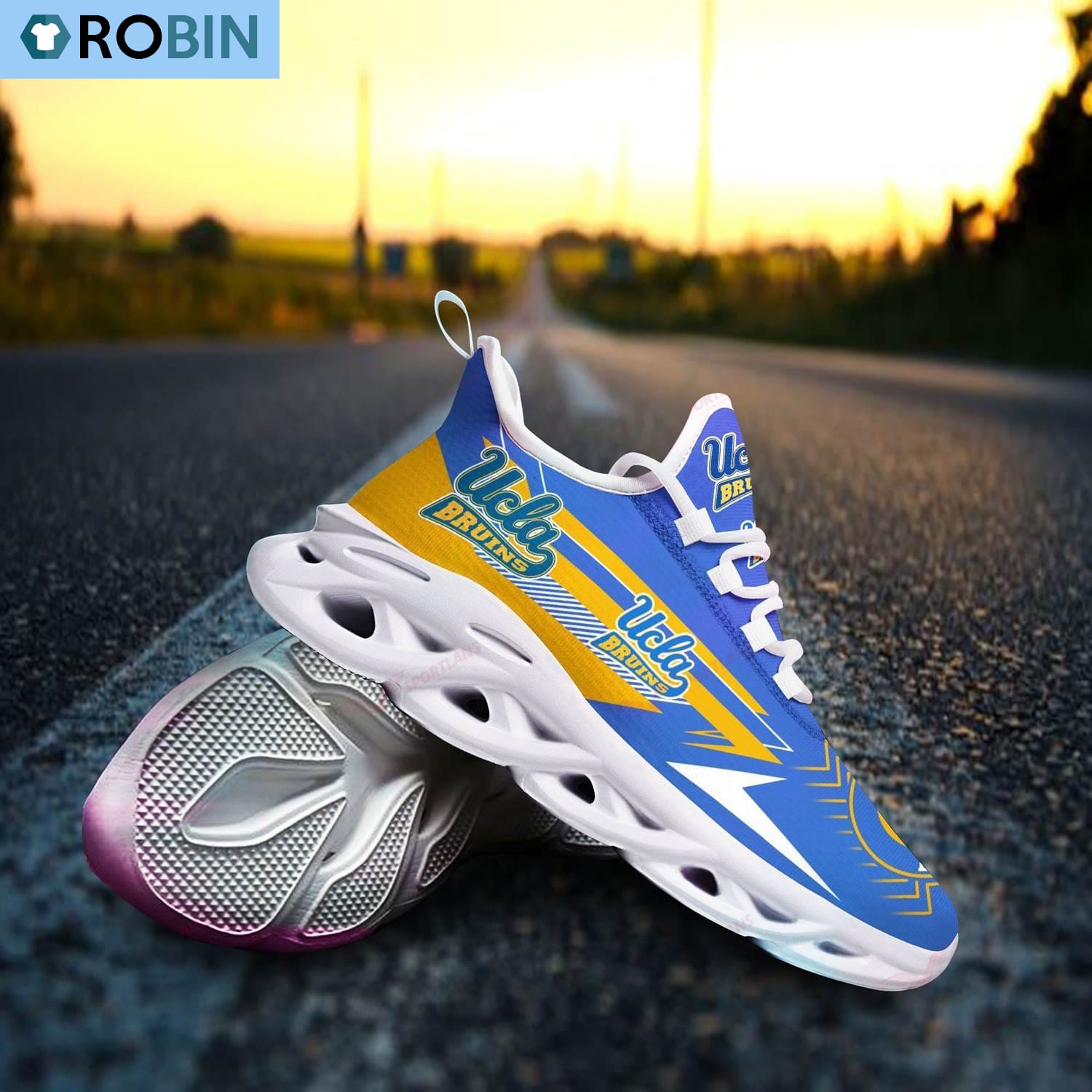 UCLA Bruins Sport Shoes Sneakers - Famjoys UCLA Bruins Sport Shoes Sneakers - Famjoys