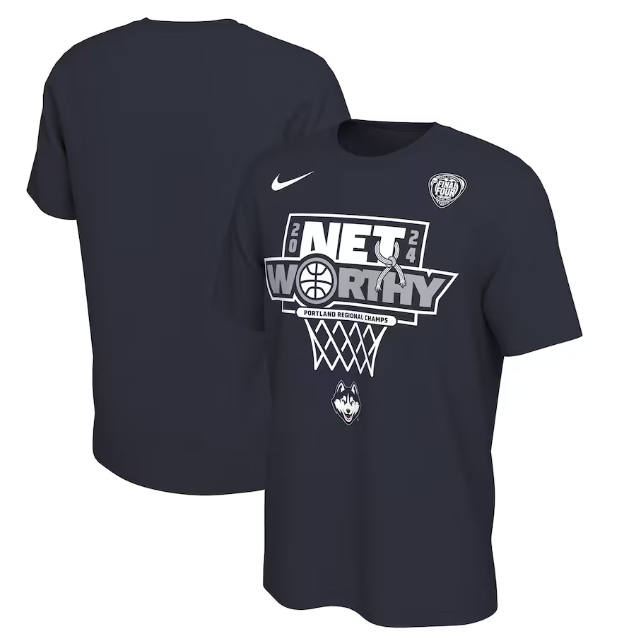 UConn Huskies Basketball Final Four Regional Champions TShirt - Famjoys UConn Huskies Basketball Final Four Regional Champions TShirt - Famjoys