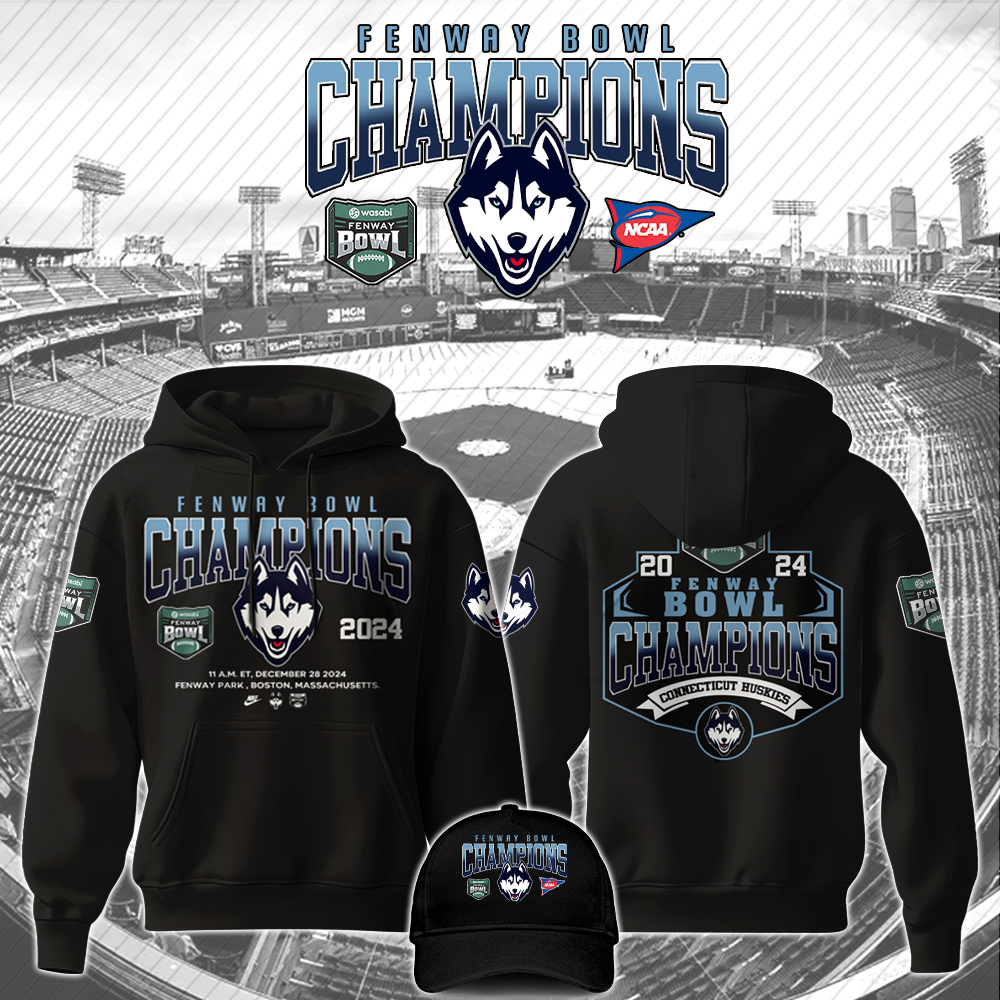 UConn Huskies Bowl Champion Hoodie Version - Famjoys UConn Huskies Bowl Champion Hoodie Version - Famjoys