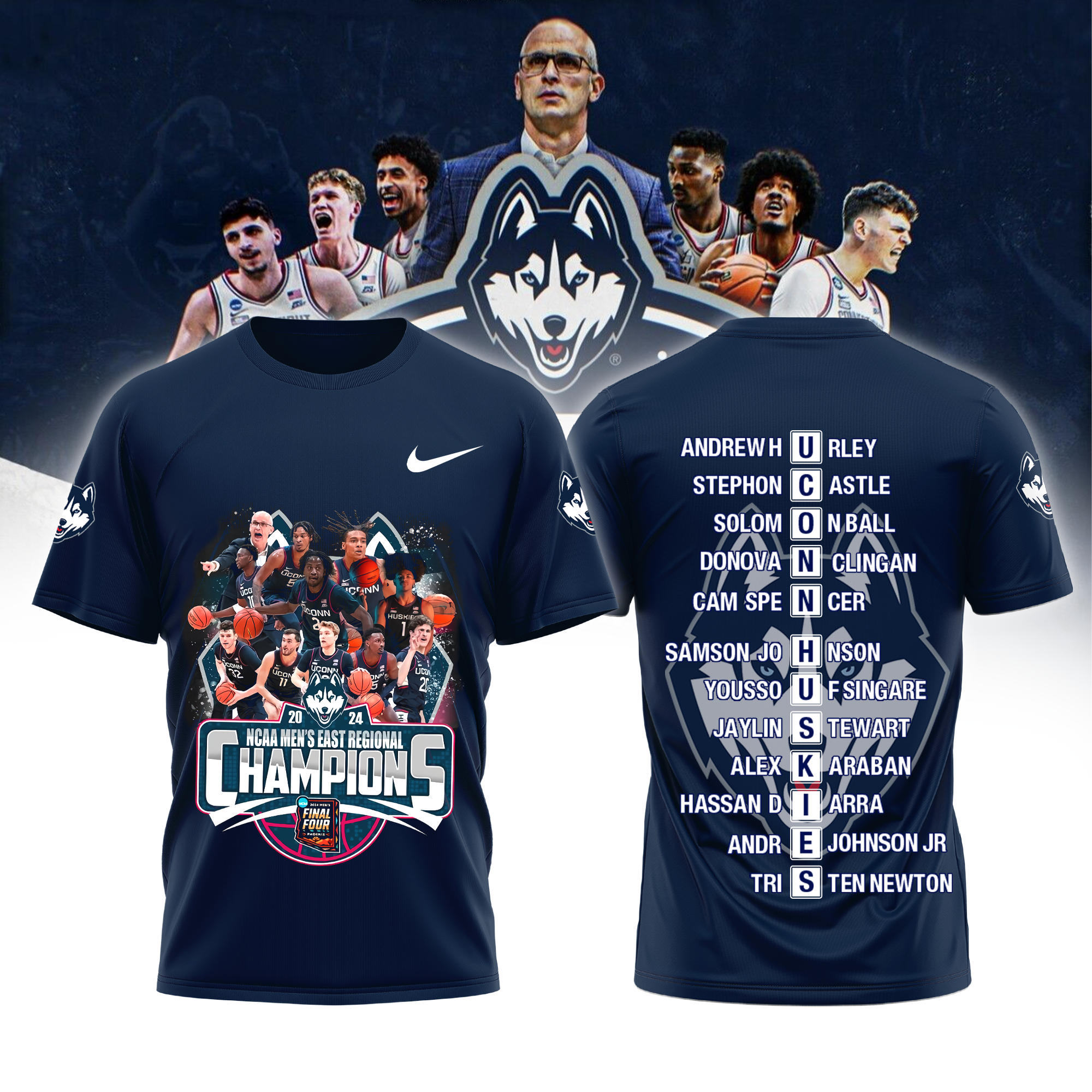 Uconn Huskies Champions TShirt Limited - Famjoys Uconn Huskies Champions TShirt Limited - Famjoys