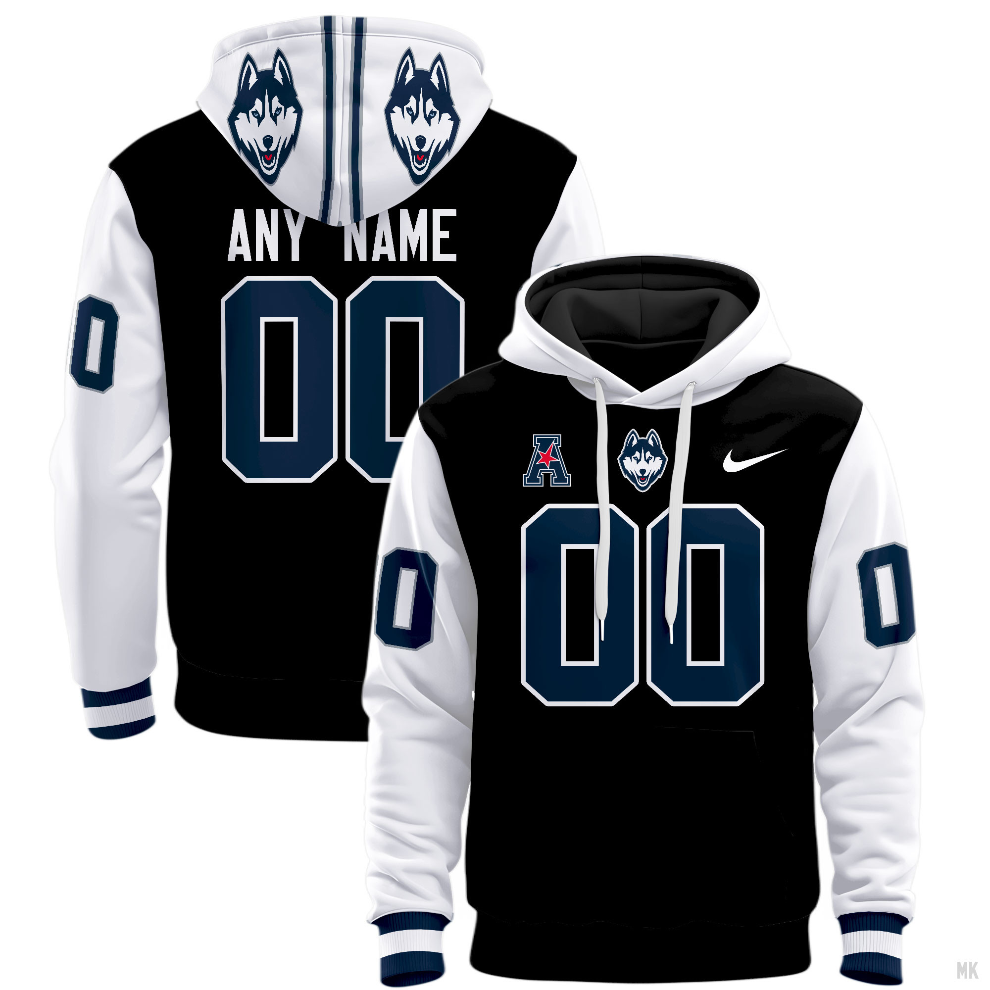 UConn Huskies Football Hoodie - Famjoys UConn Huskies Football Hoodie - Famjoys