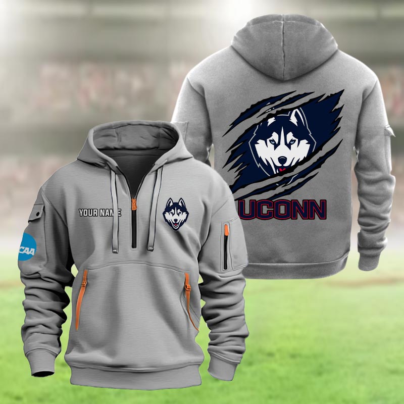 Uconn Huskies Heavy Hoodie - Famjoys Uconn Huskies Heavy Hoodie - Famjoys