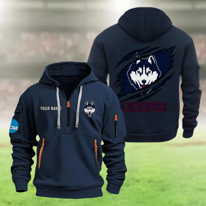 Uconn Huskies Heavy Hoodie - Famjoys Uconn Huskies Heavy Hoodie - Famjoys