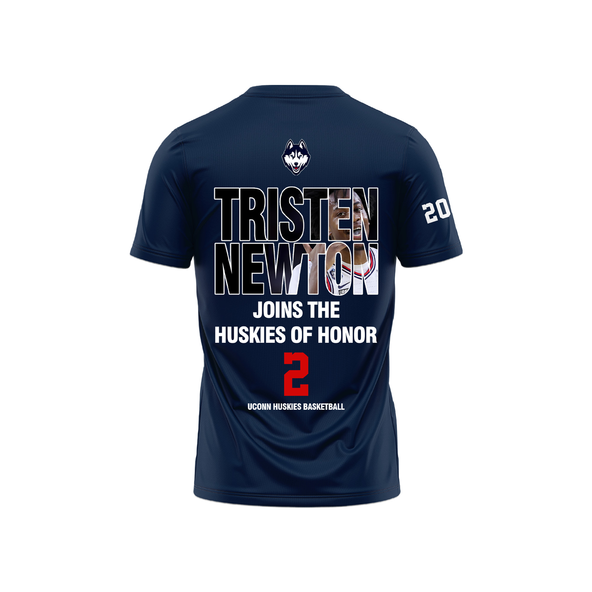 Uconn Huskies Tristen Newton Huskies Honor TShirt Limited - Famjoys Uconn Huskies Tristen Newton Huskies Honor TShirt Limited - Famjoys
