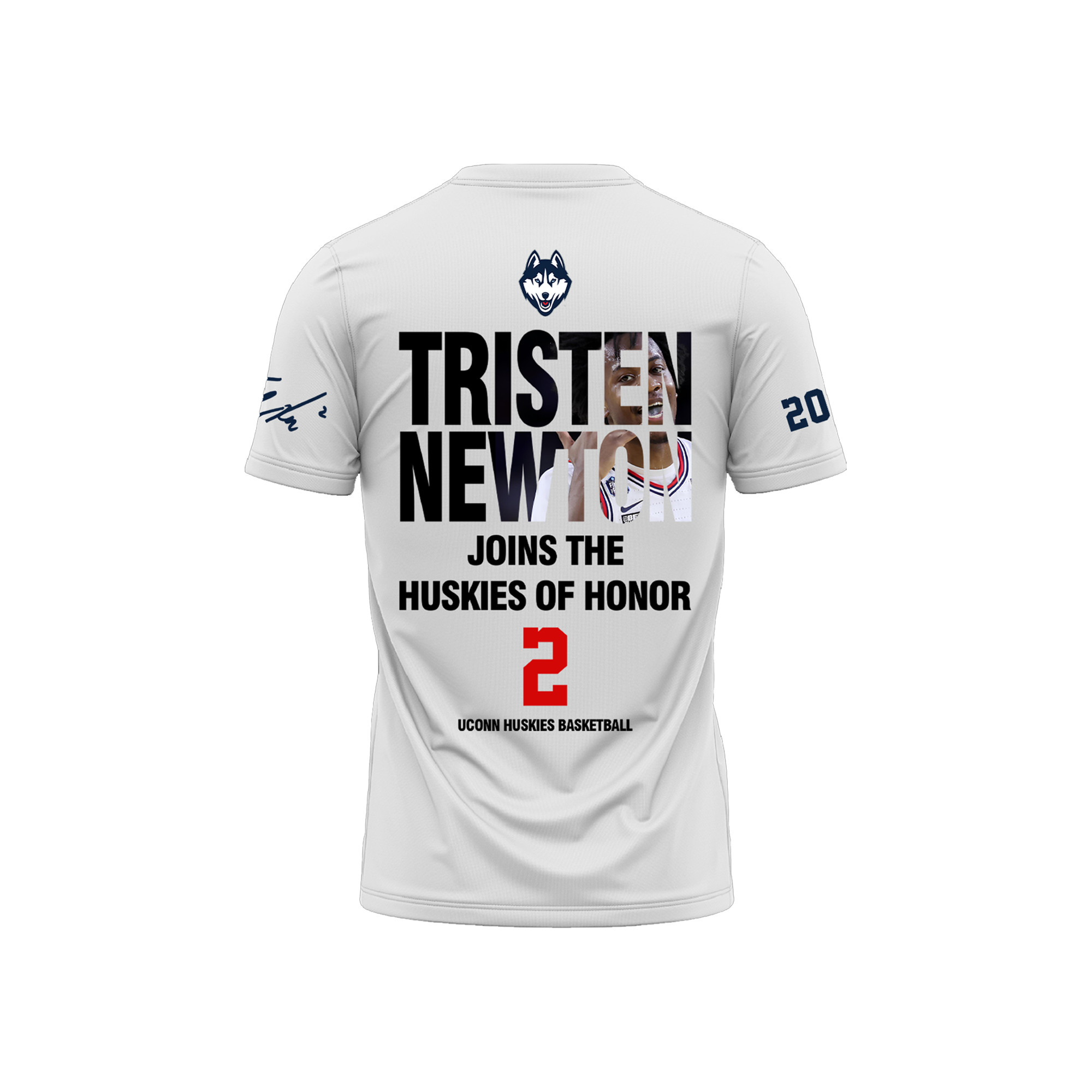 Uconn Huskies Tristen Newton Huskies Honor TShirt Limited - Famjoys Uconn Huskies Tristen Newton Huskies Honor TShirt Limited - Famjoys