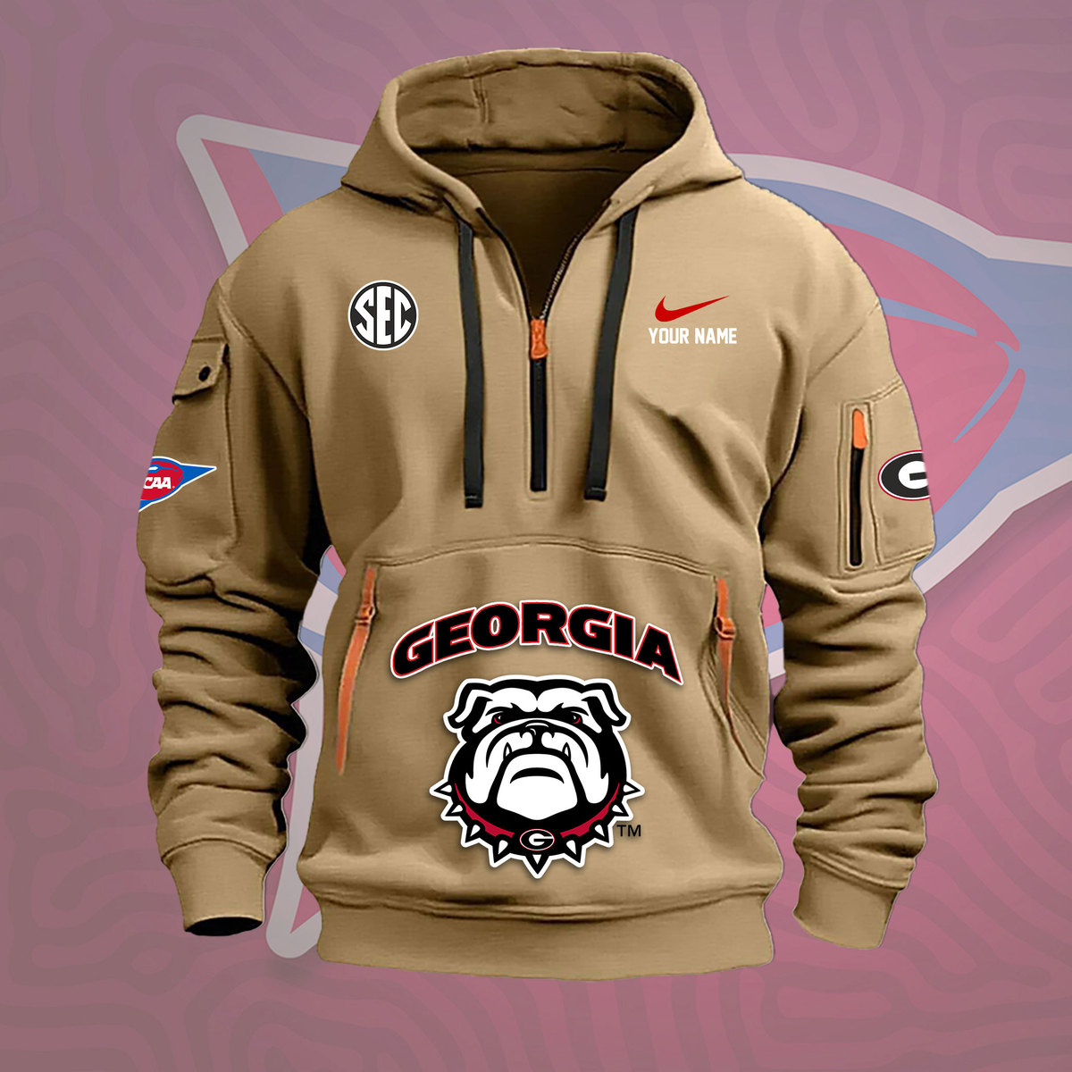 UCXLPC29926 Georgia Bulldogs football Heavy Hoodie - Famjoys UCXLPC29926 Georgia Bulldogs football Heavy Hoodie - Famjoys