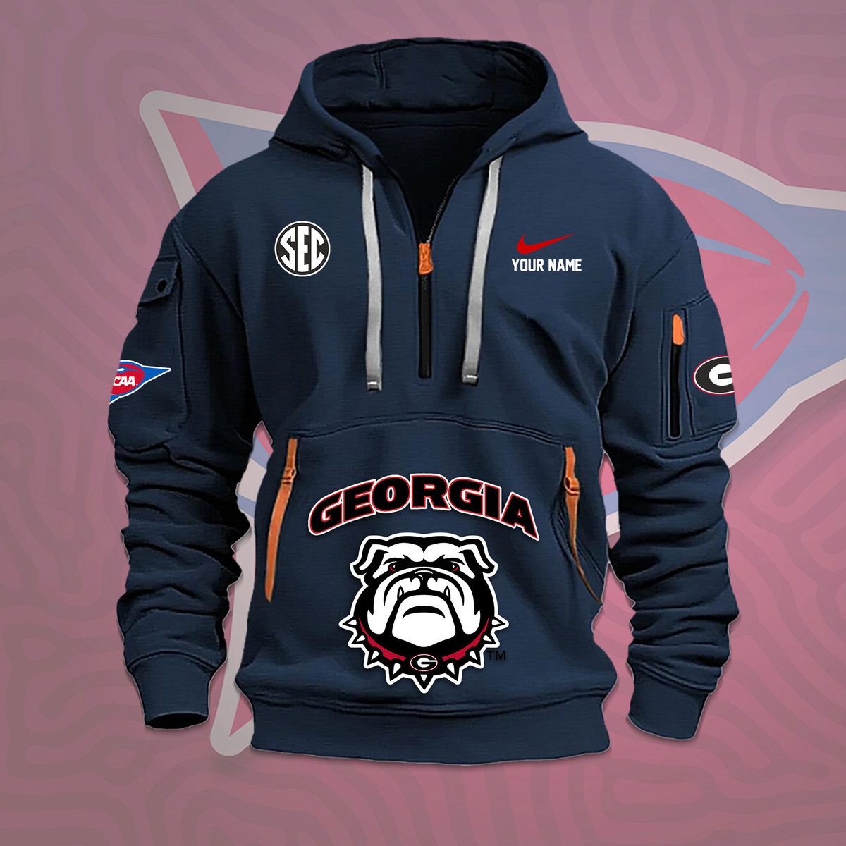 UCXLPC29926 Georgia Bulldogs football Heavy Hoodie - Famjoys UCXLPC29926 Georgia Bulldogs football Heavy Hoodie - Famjoys