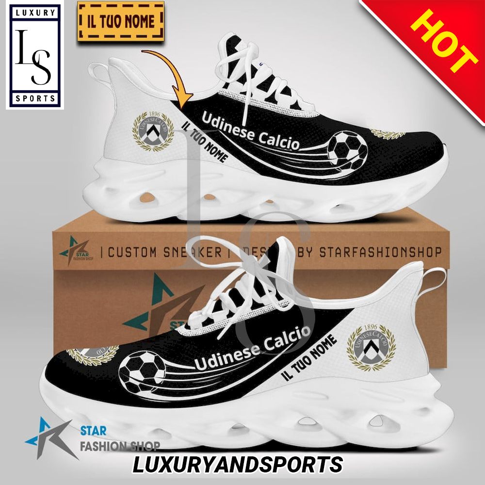 Udinese Calcio 1896 Serie A Custom Name Max Soul Shoes - Famjoys Udinese Calcio 1896 Serie A Custom Name Max Soul Shoes - Famjoys