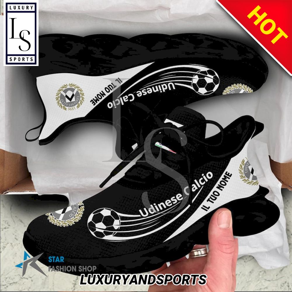 Udinese Calcio 1896 Serie A Custom Name Max Soul Shoes - Famjoys Udinese Calcio 1896 Serie A Custom Name Max Soul Shoes - Famjoys