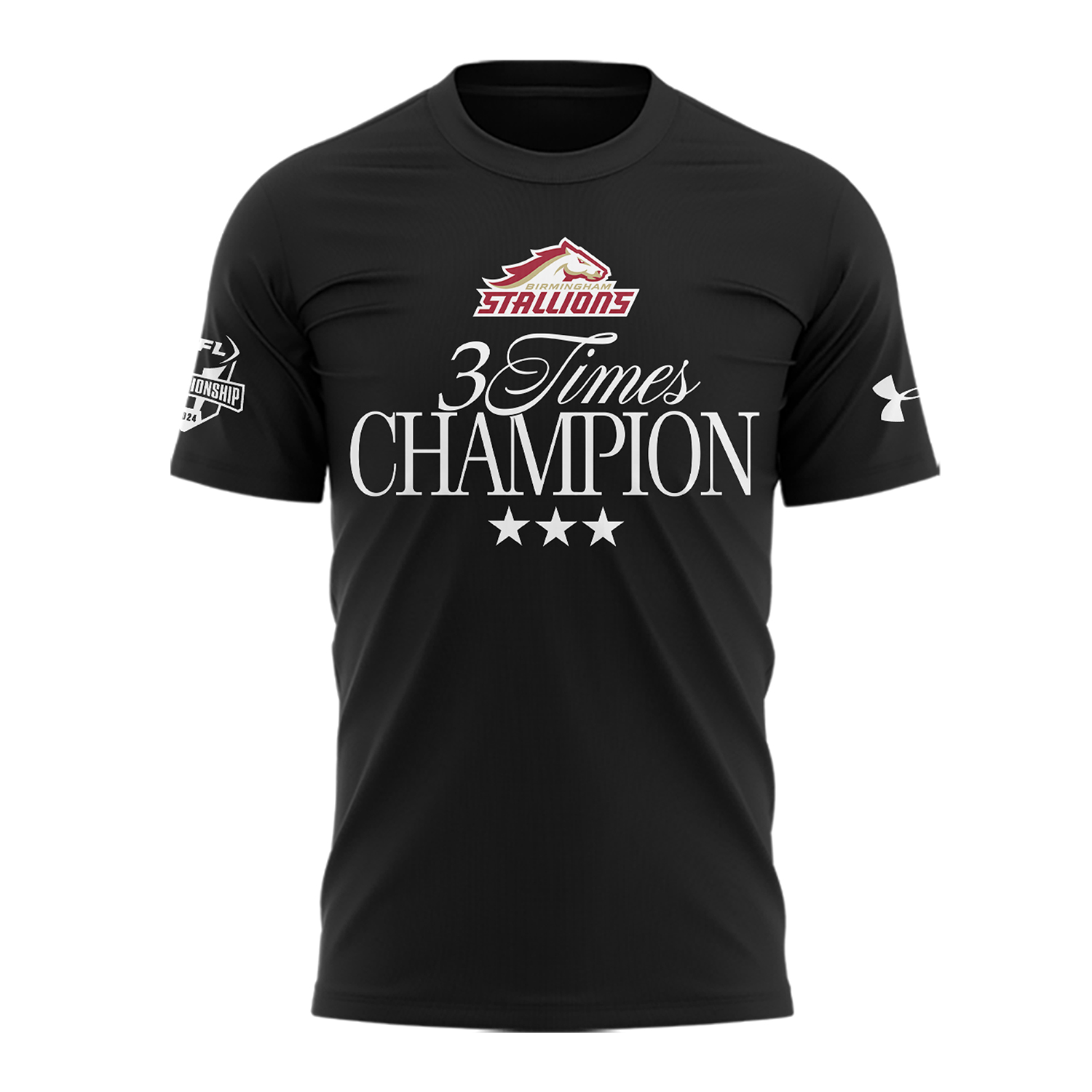 UFLBirmingham Stallions 3Times Champions Shirt - Famjoys UFLBirmingham Stallions 3Times Champions Shirt - Famjoys